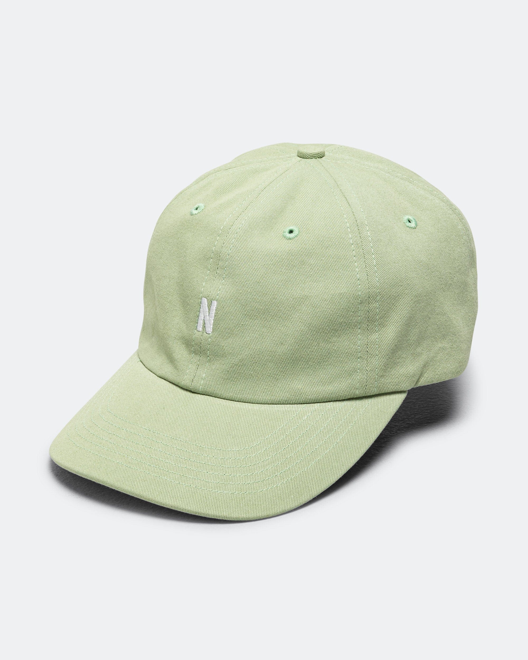 Norse Projects Twill Sports Cap - Basil