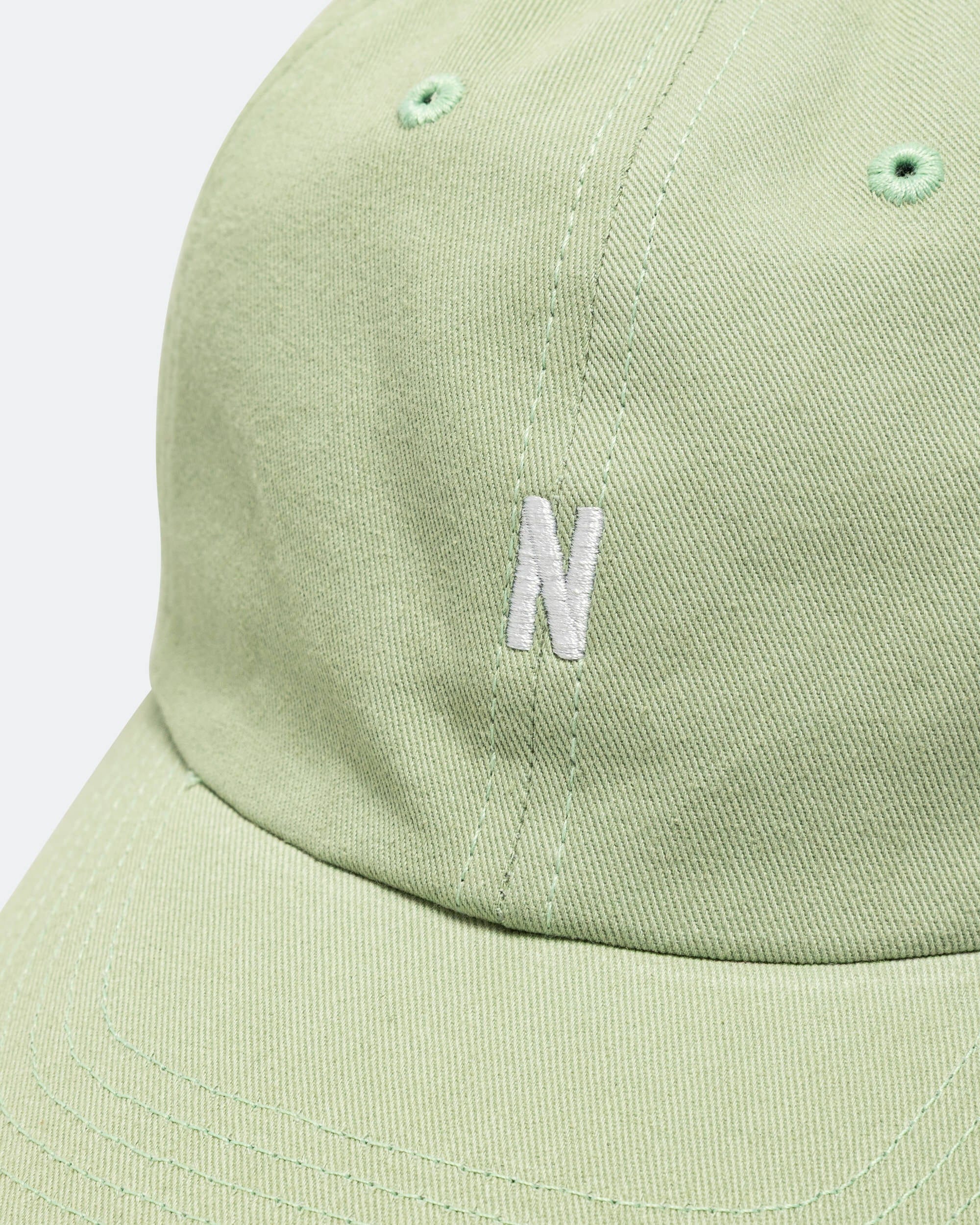 Norse Projects Twill Sports Cap - Basil