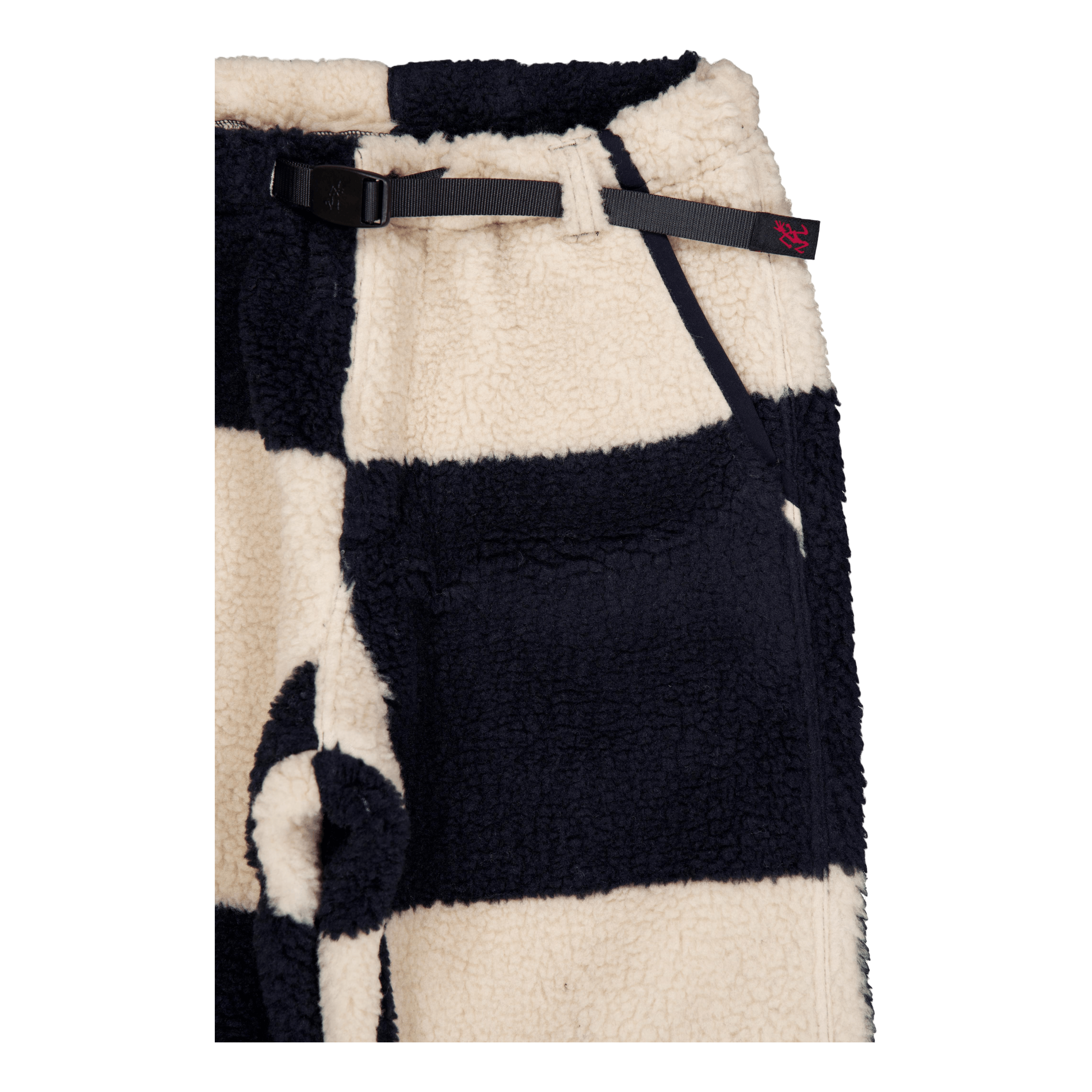 Gramicci Checkered Sherpa Pant Natural / Navy Check