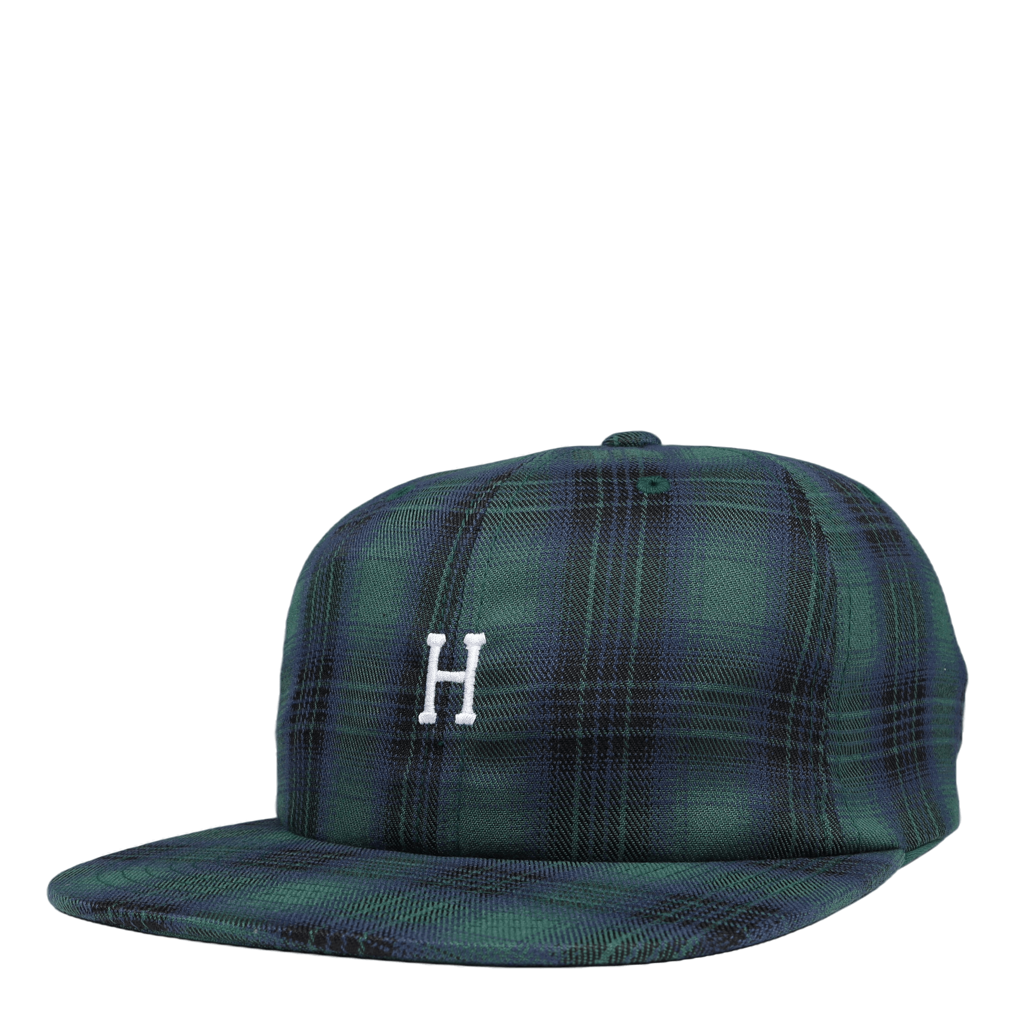 HUF Classic H 6 Panel Hat Navy Plaid