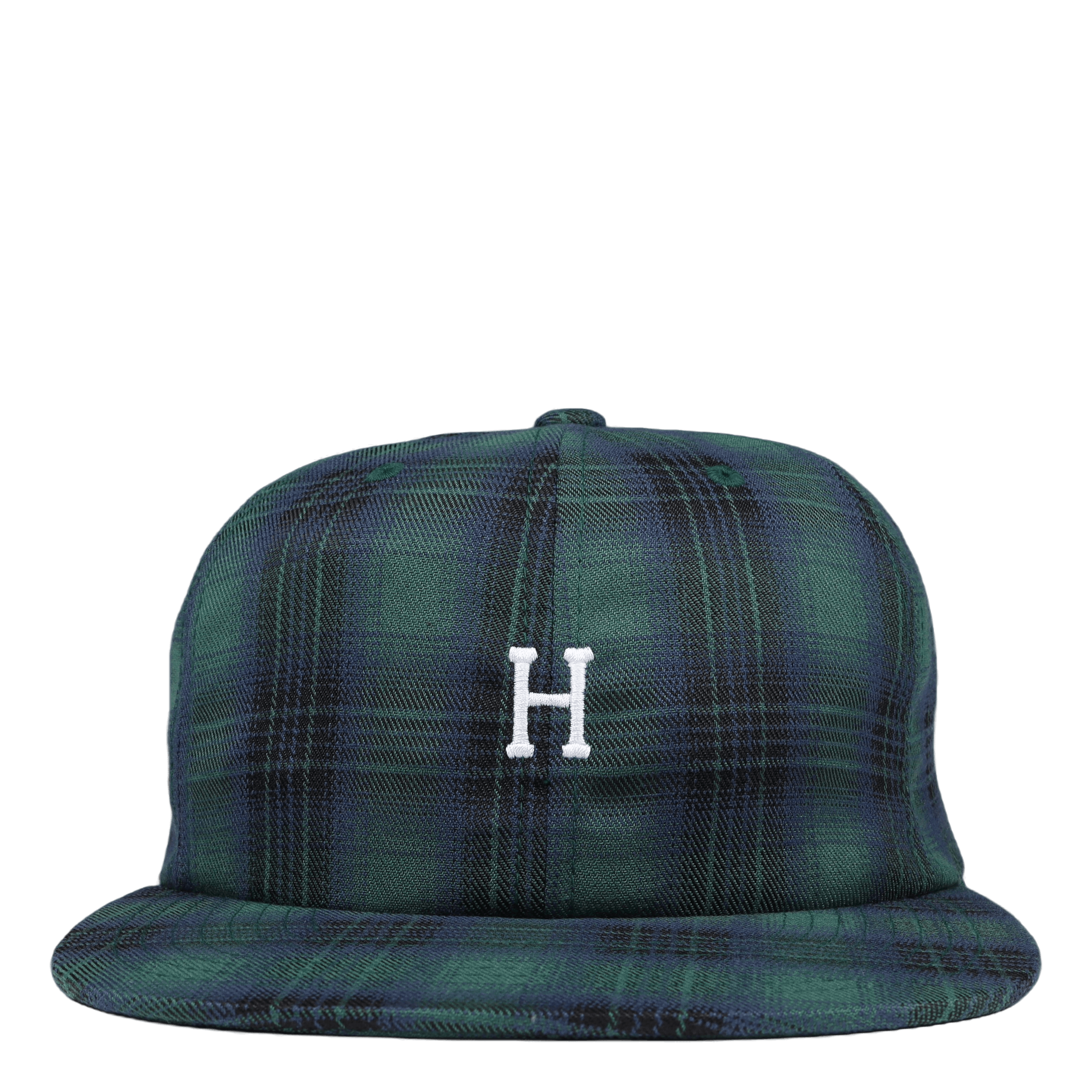 HUF Classic H 6 Panel Hat Navy Plaid