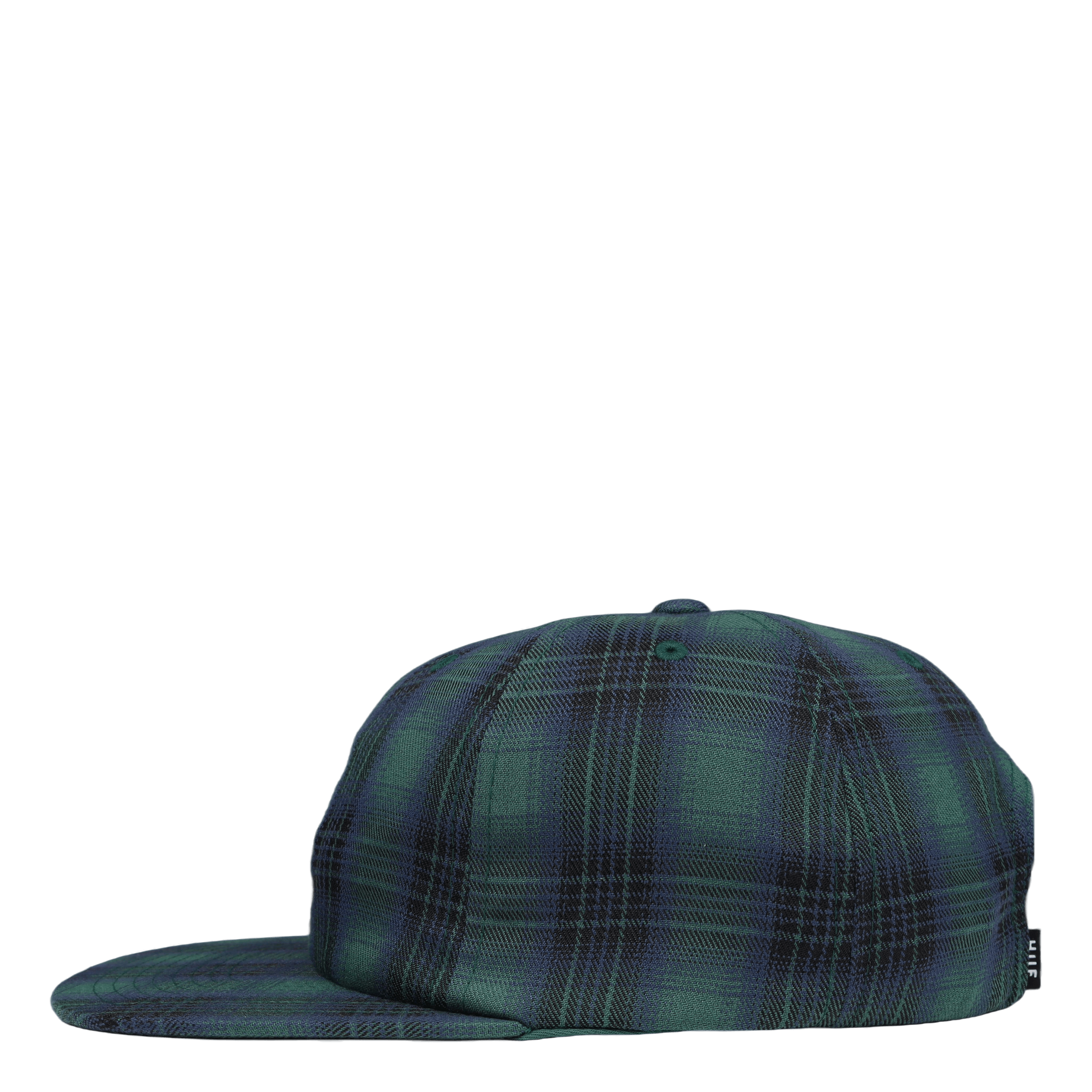 HUF Classic H 6 Panel Hat Navy Plaid