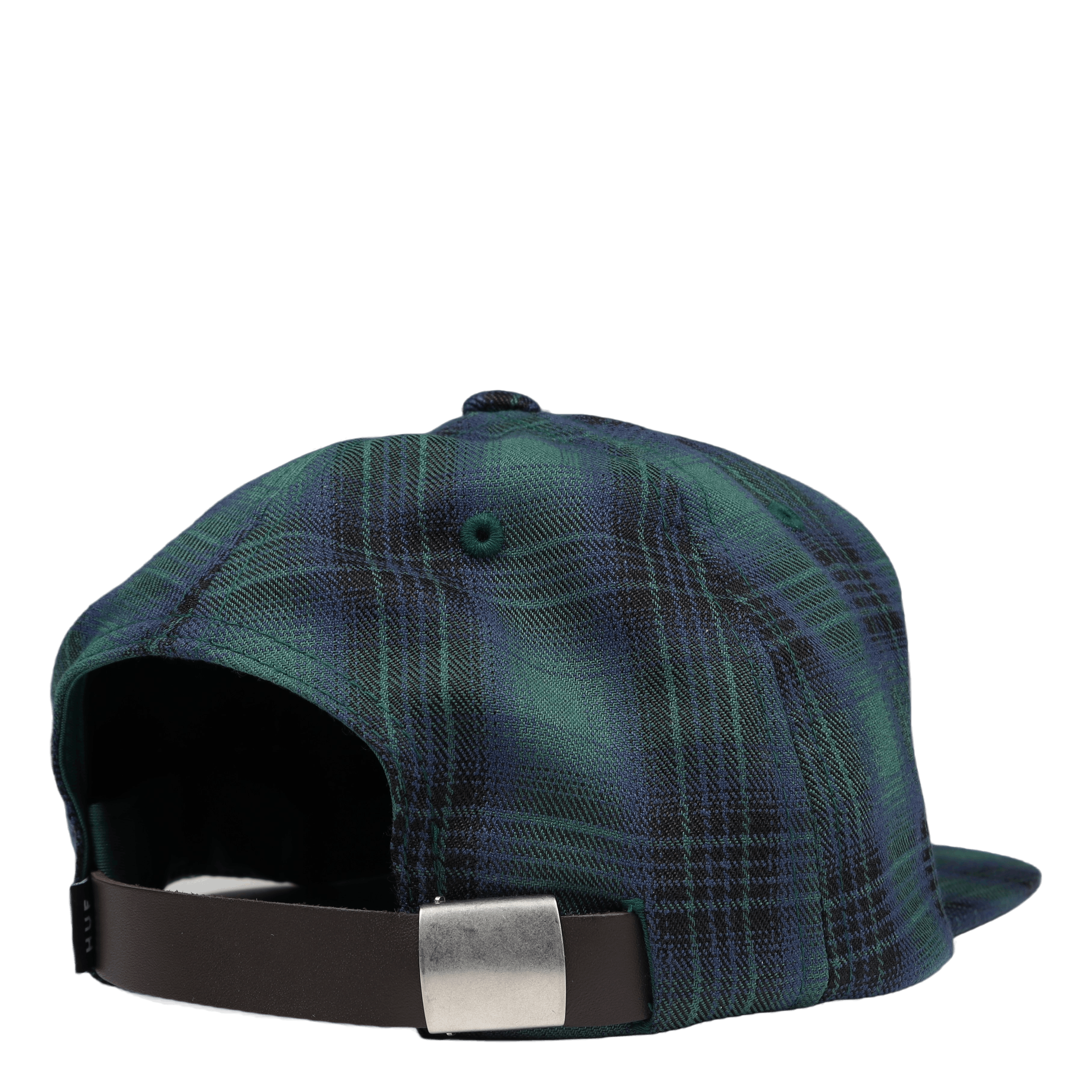HUF Classic H 6 Panel Hat Navy Plaid