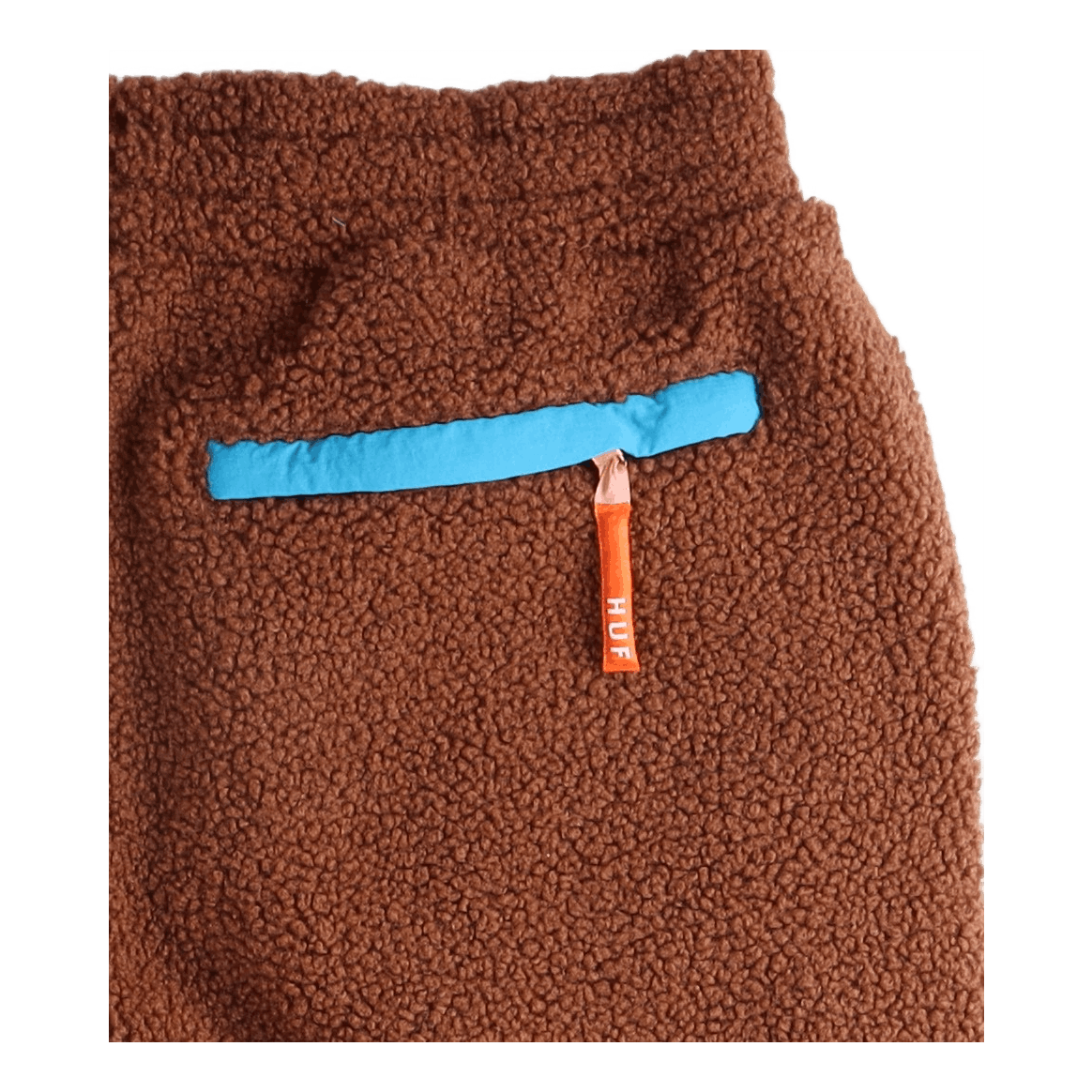 HUF Fort Point Sherpa Pant Dust Brown