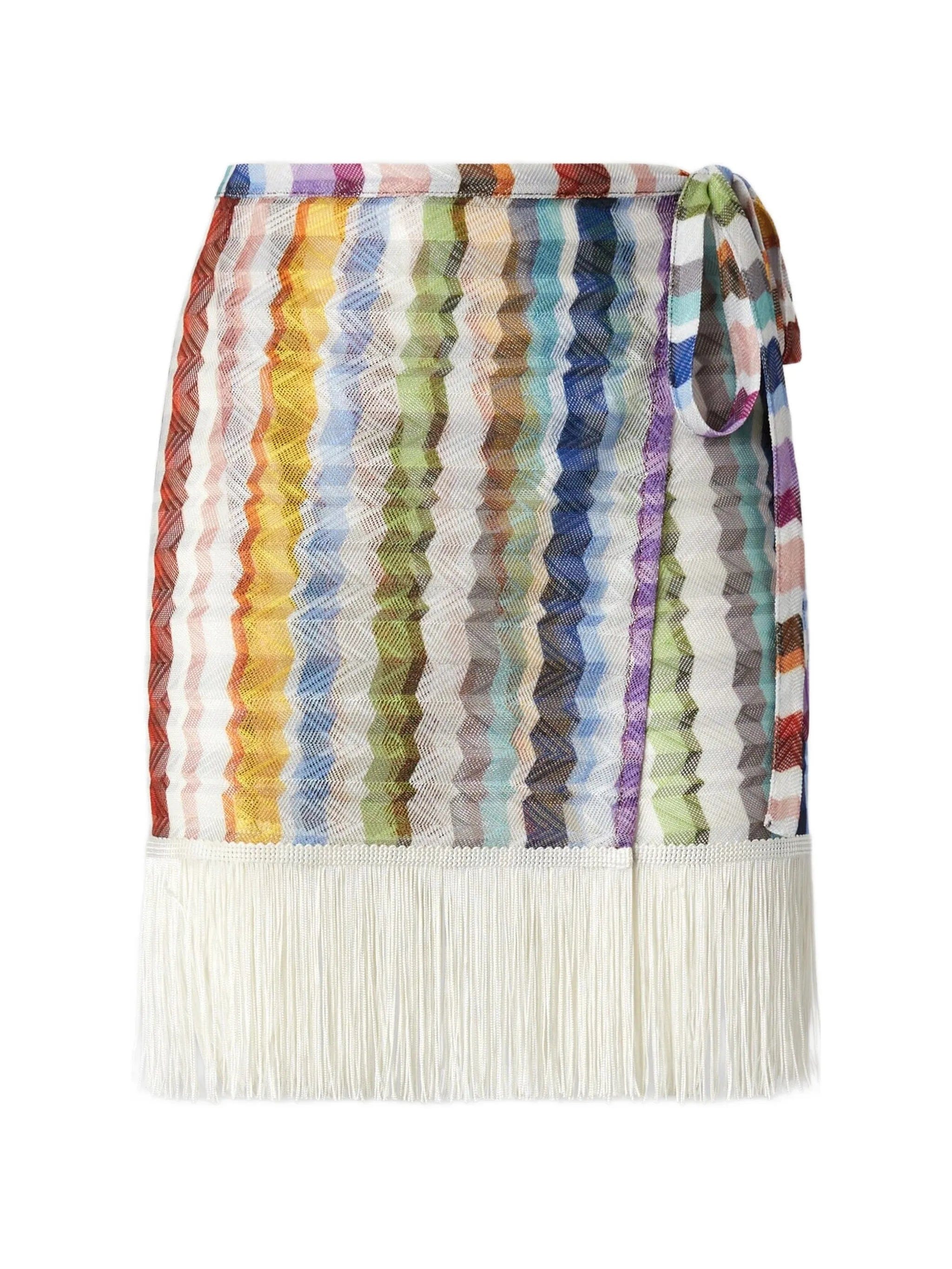 Missoni Zigzag fringe - trim skirt