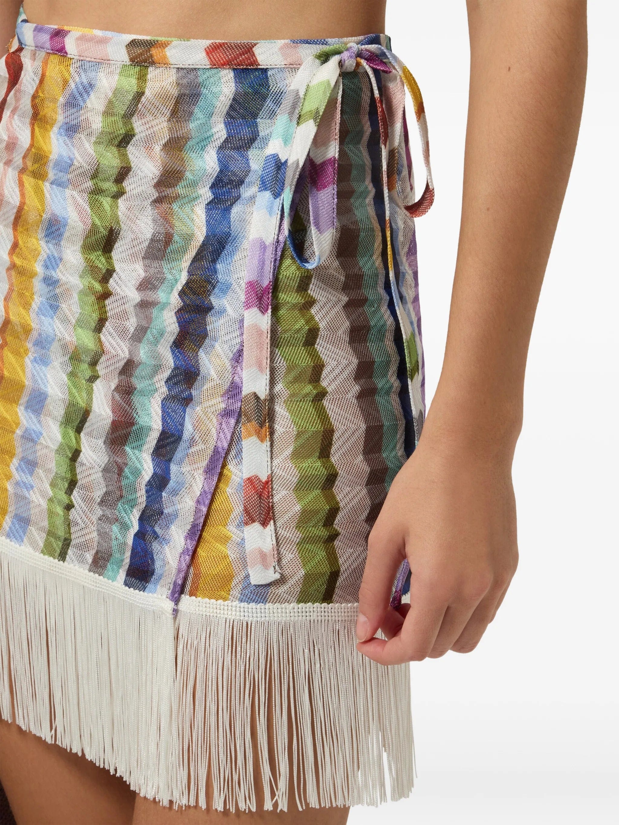 Missoni Zigzag fringe - trim skirt