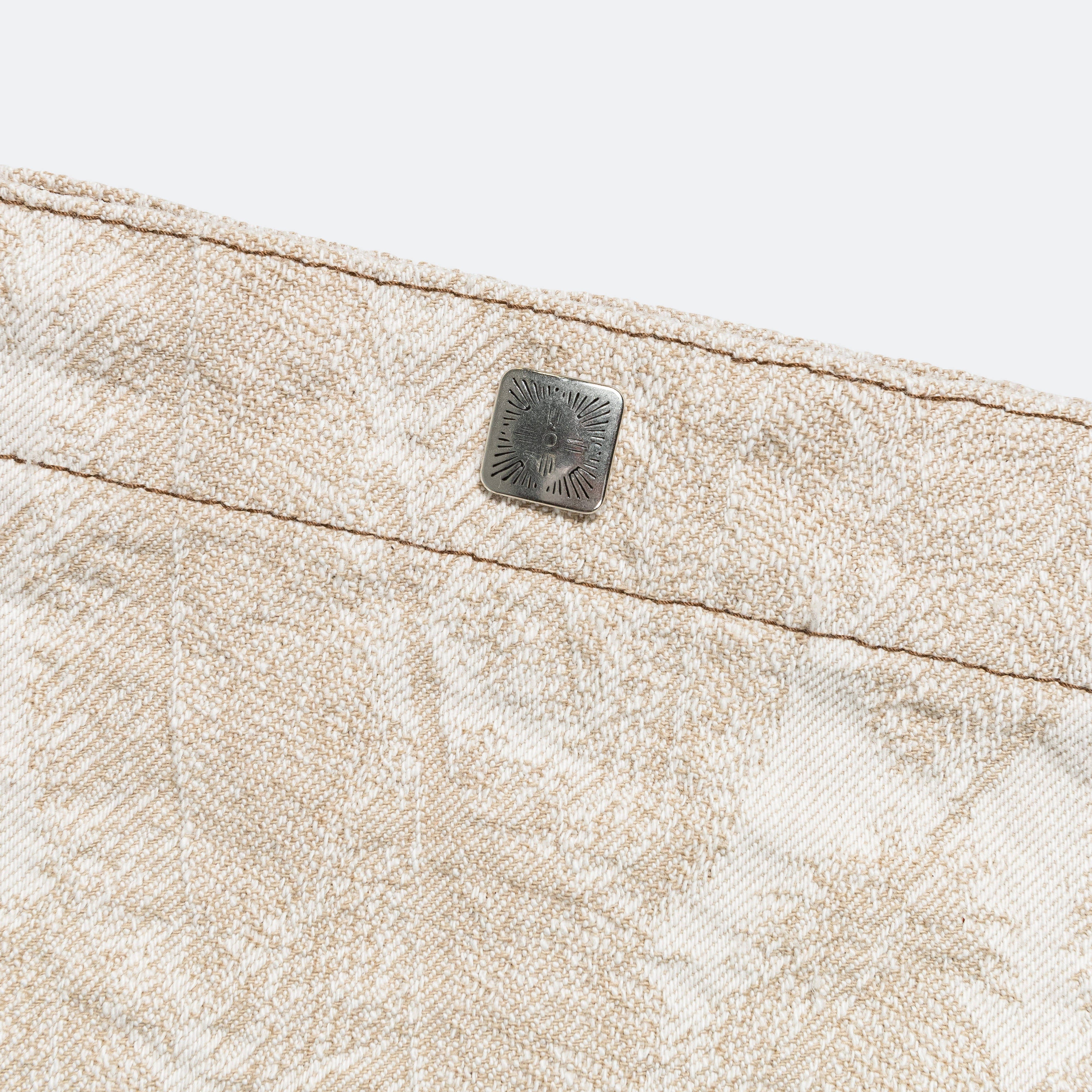 Kapital 12 oz MAGPIE Denim MEDICINE Bag(L) - Ecru