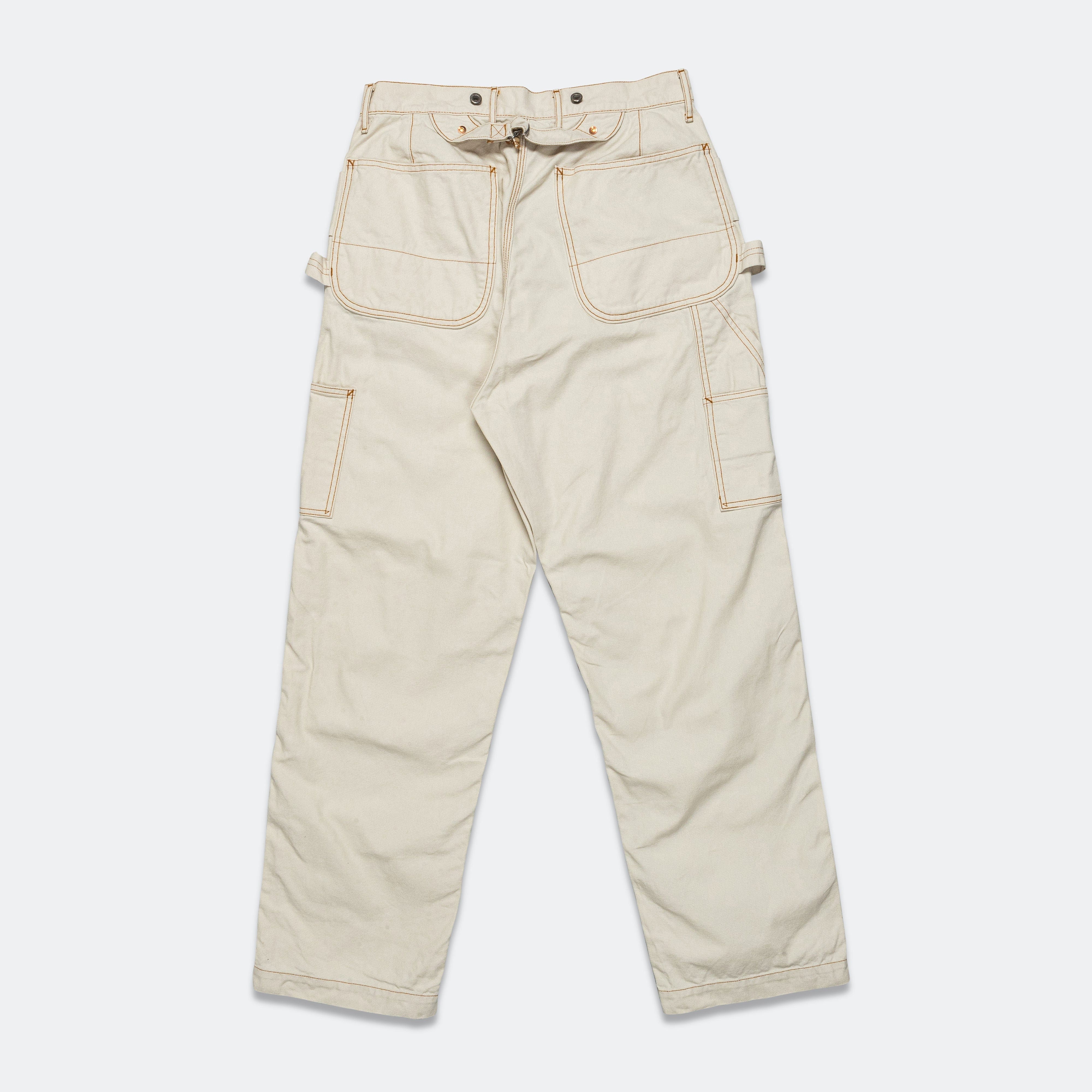 Kapital Light Canvas LUMBER Pants - Ecru