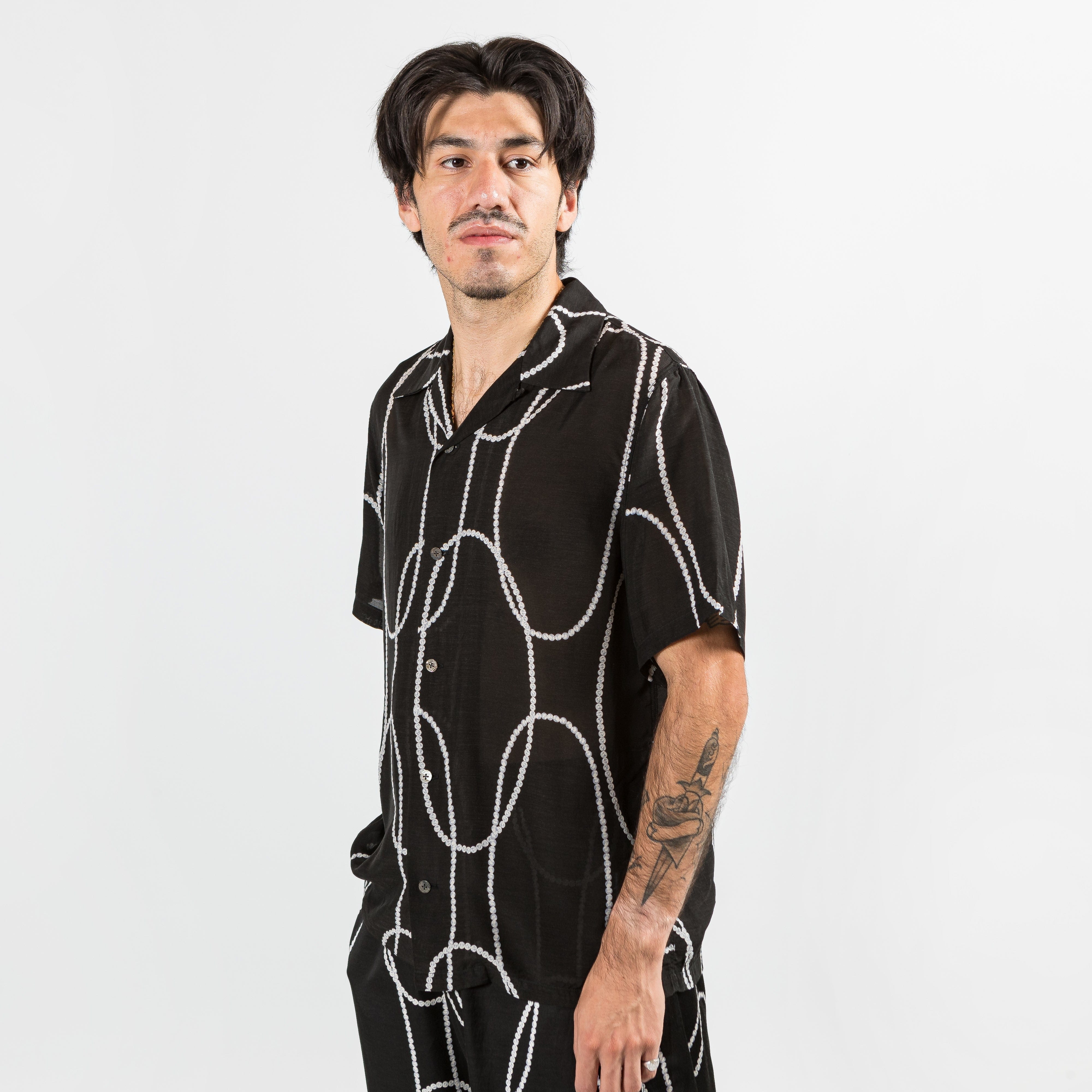 Kapital Silk Rayon PEARL - KATABIRA Aloha - Black