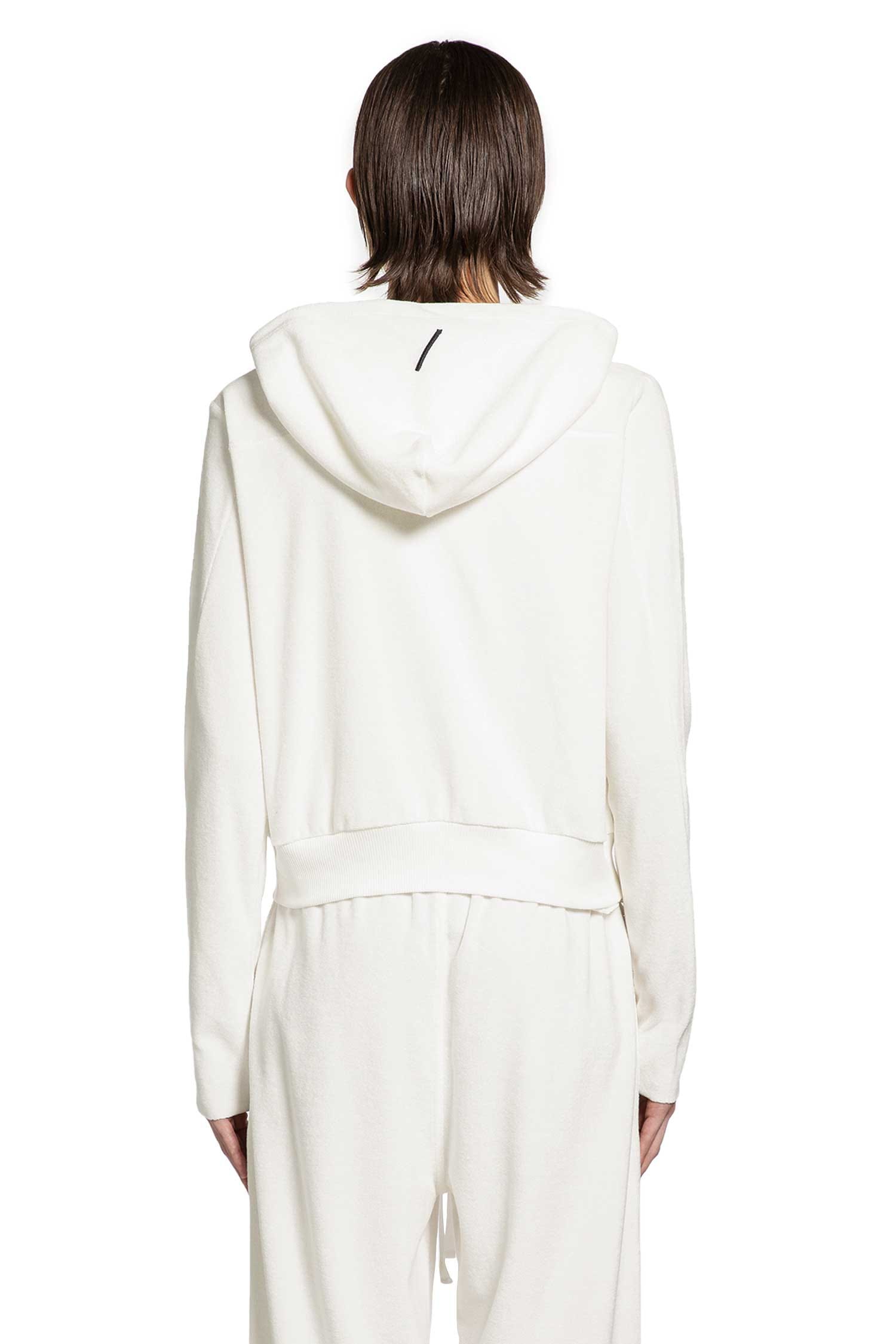 THOM KROM Hooded Terry Sweatjacket