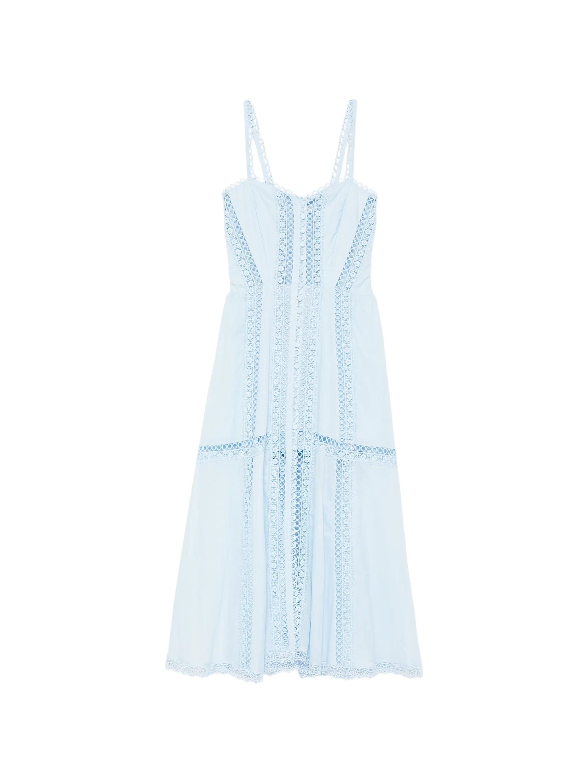 Charo Ruiz Ibiza Dafelle lace trim dress