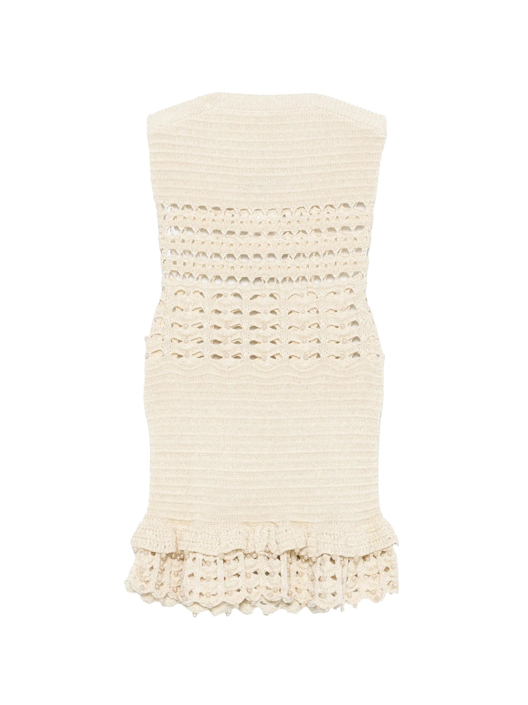 Retrofete Vali crochet - knit dress