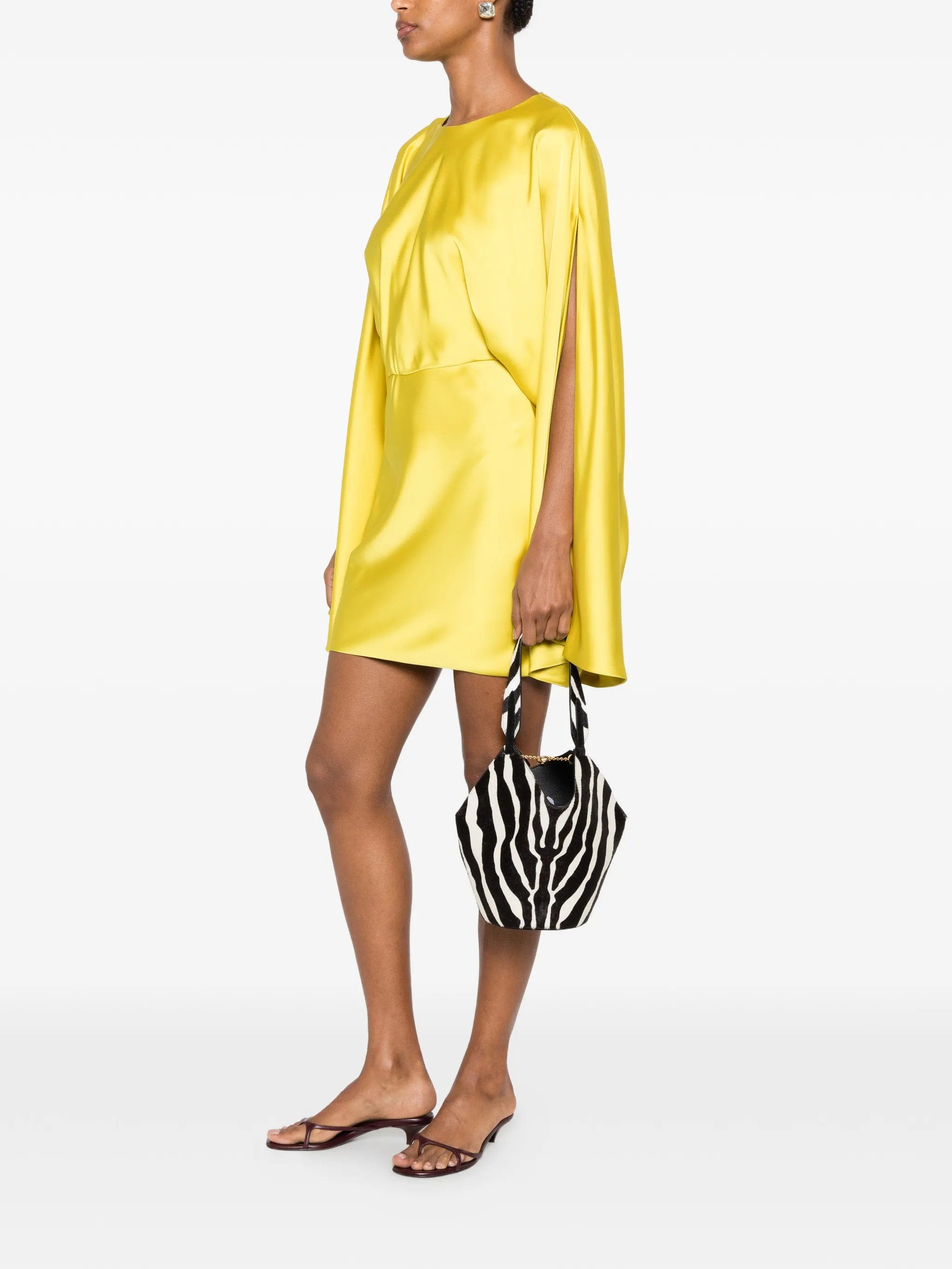 Norma Kamali Obie cape - sleeve dress