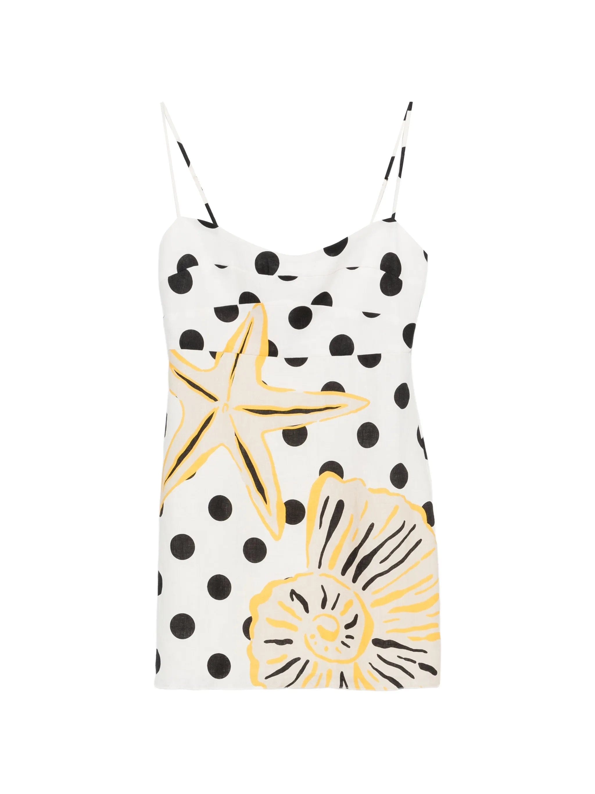 Cala de la Cruz Lucca polka - dot mini dress