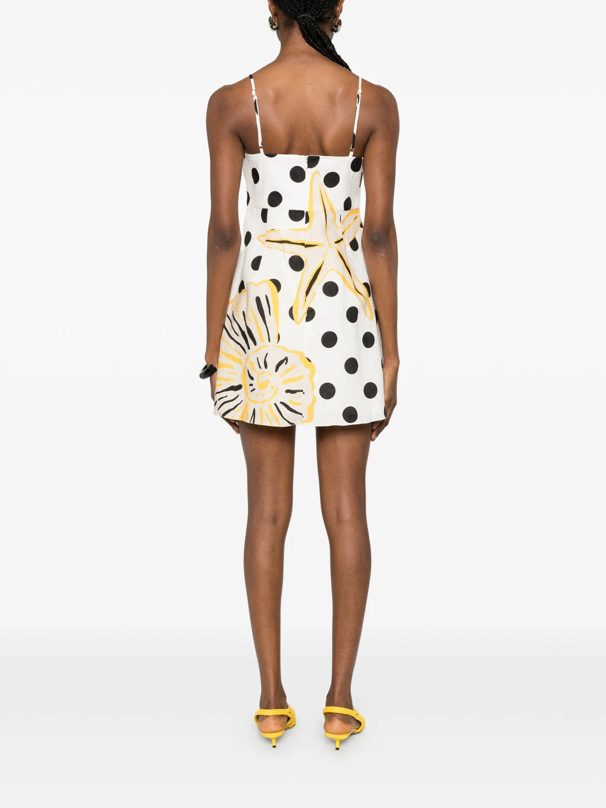 Cala de la Cruz Lucca polka - dot mini dress