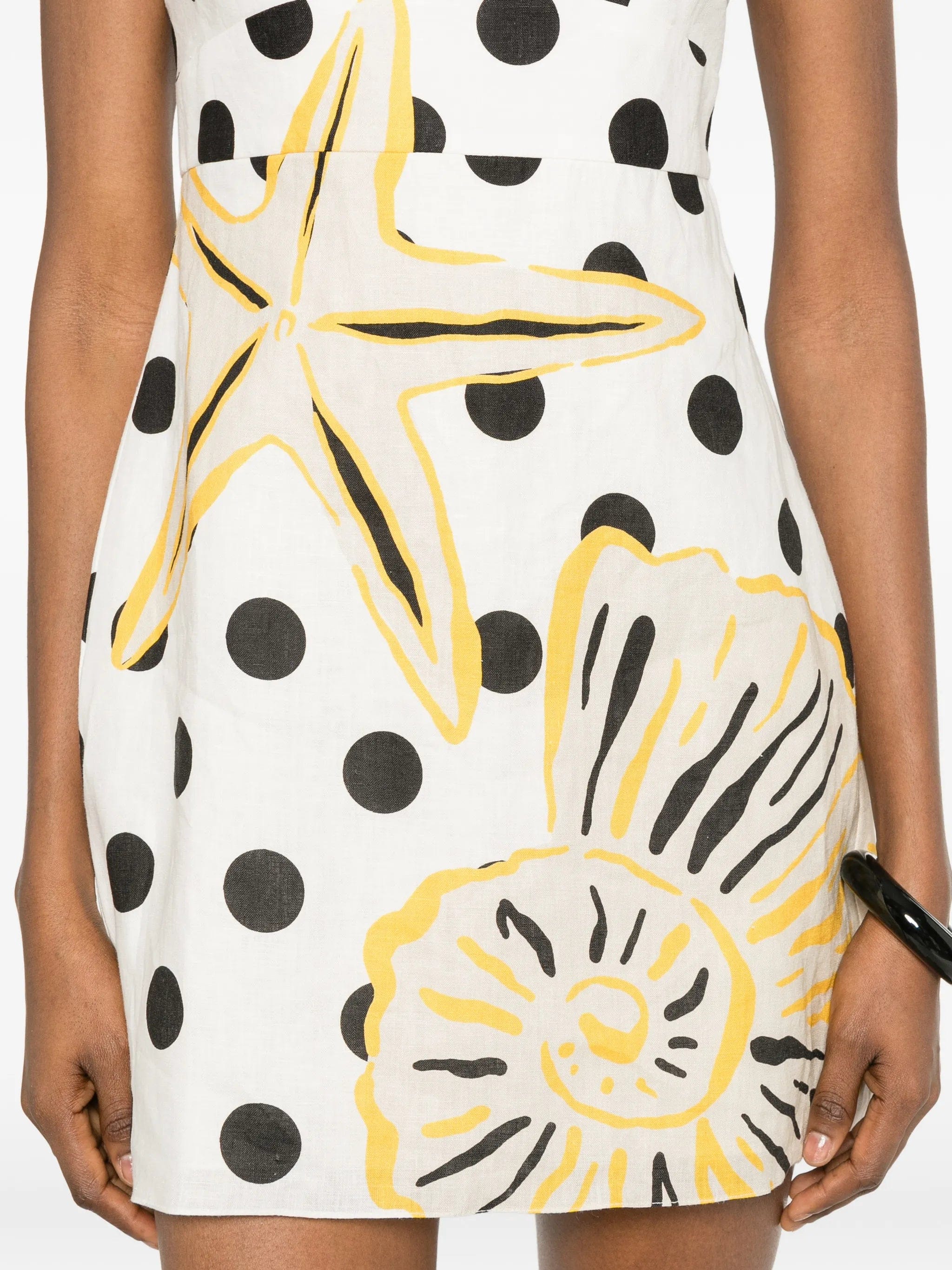 Cala de la Cruz Lucca polka - dot mini dress