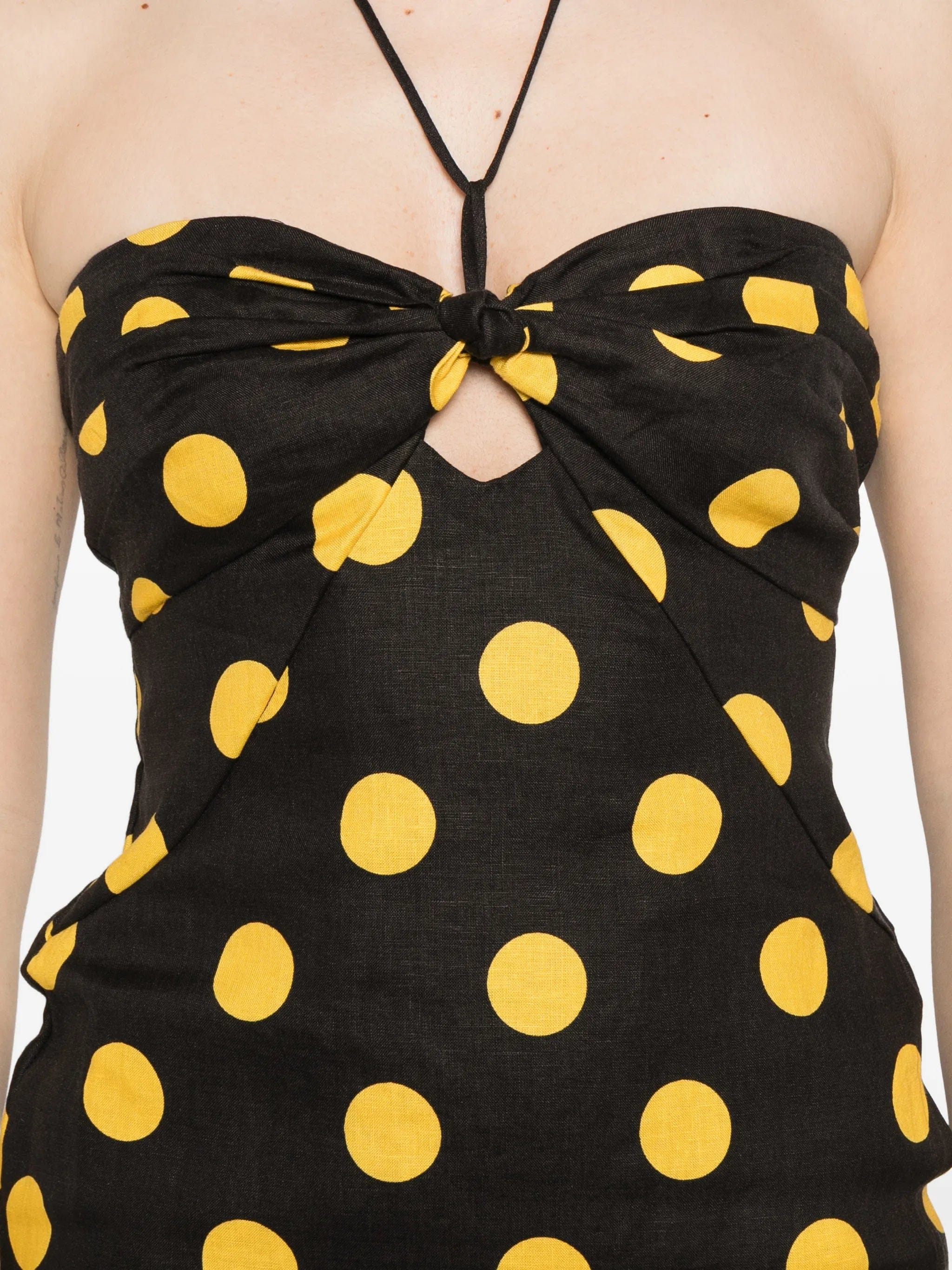 Cala de la Cruz Leda polka - dot midi dress