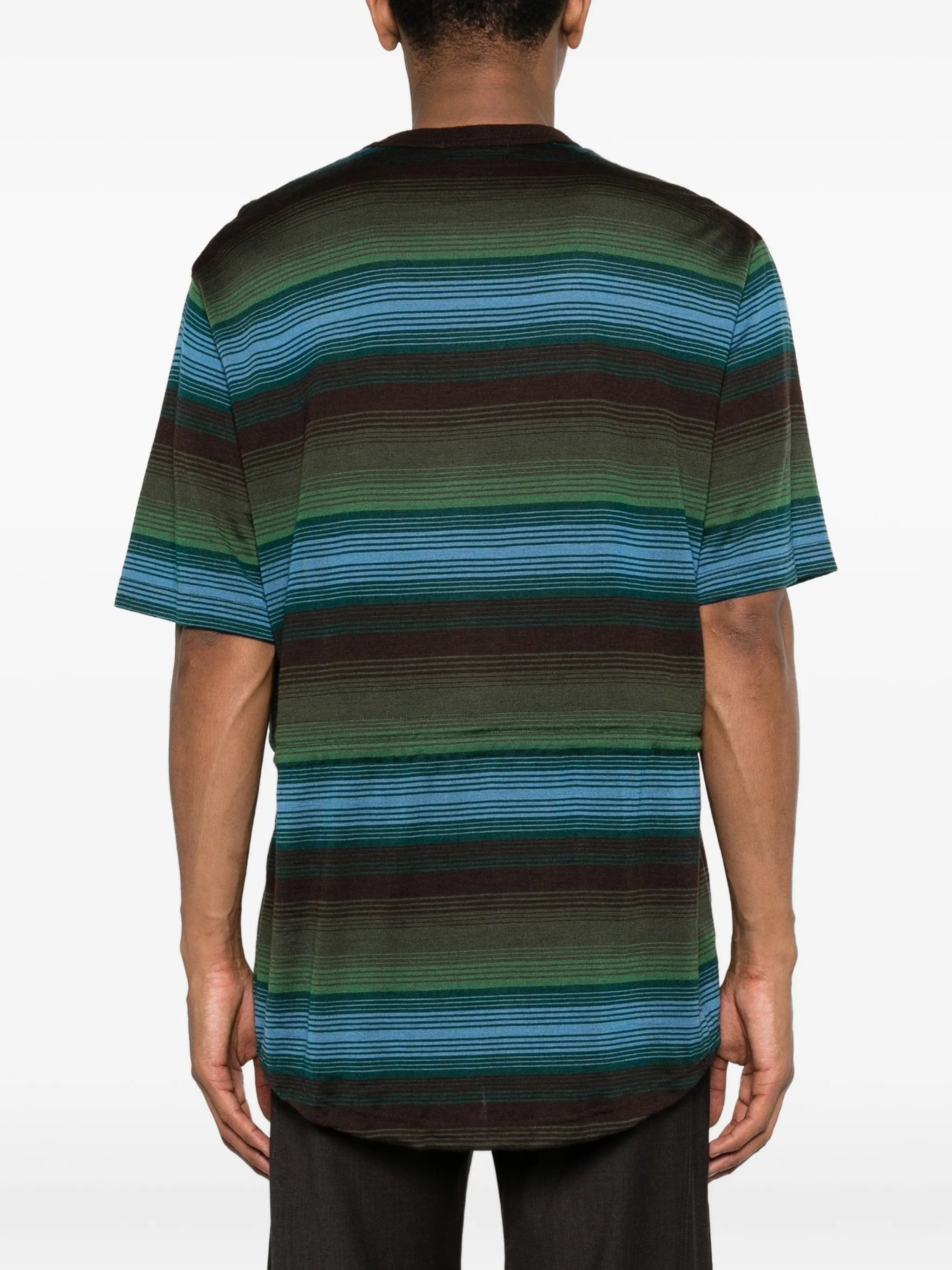 Kolor pocket striped T - shirt