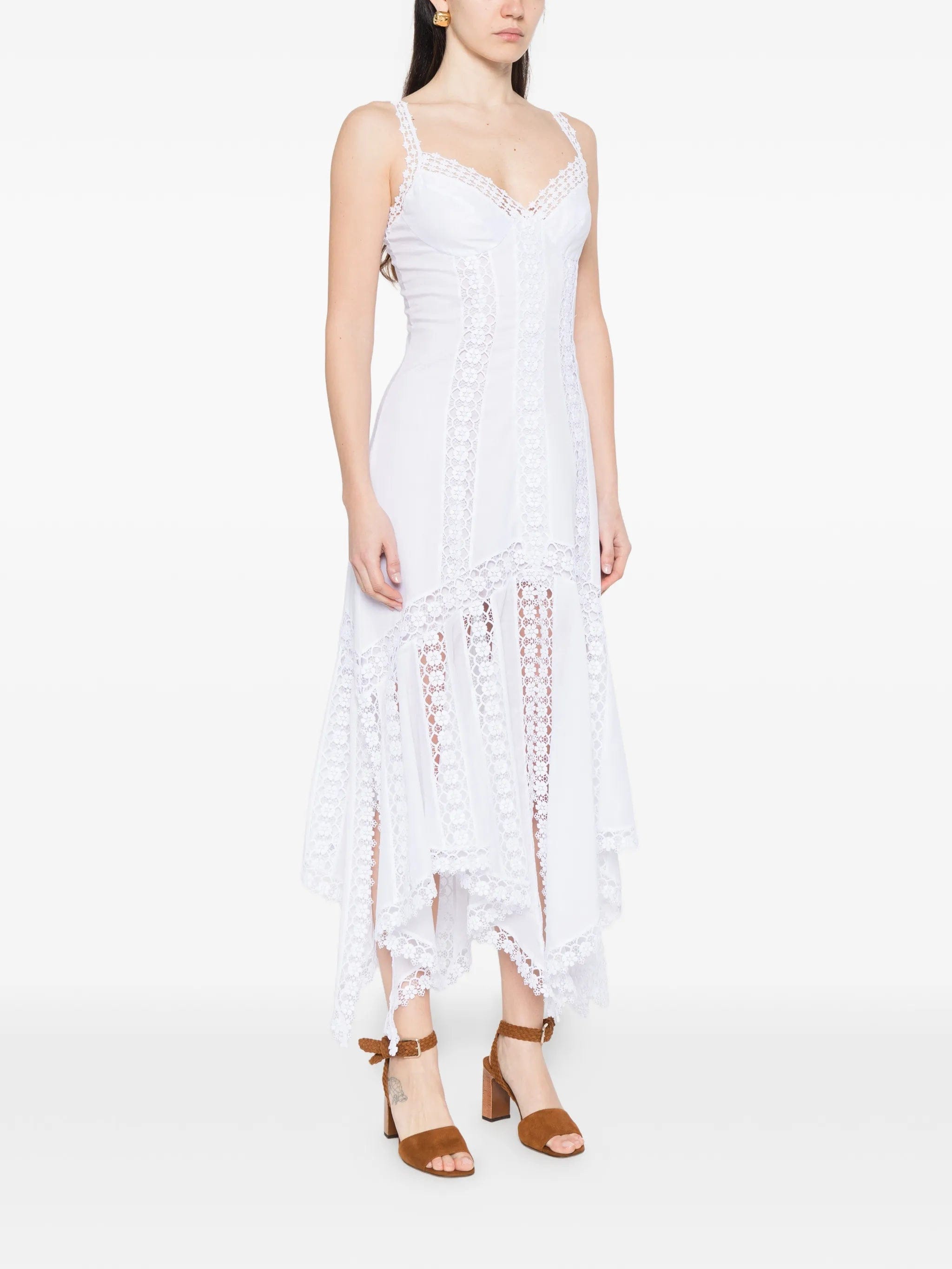 Charo Ruiz Ibiza Blossel asymmetric - hem midi dress