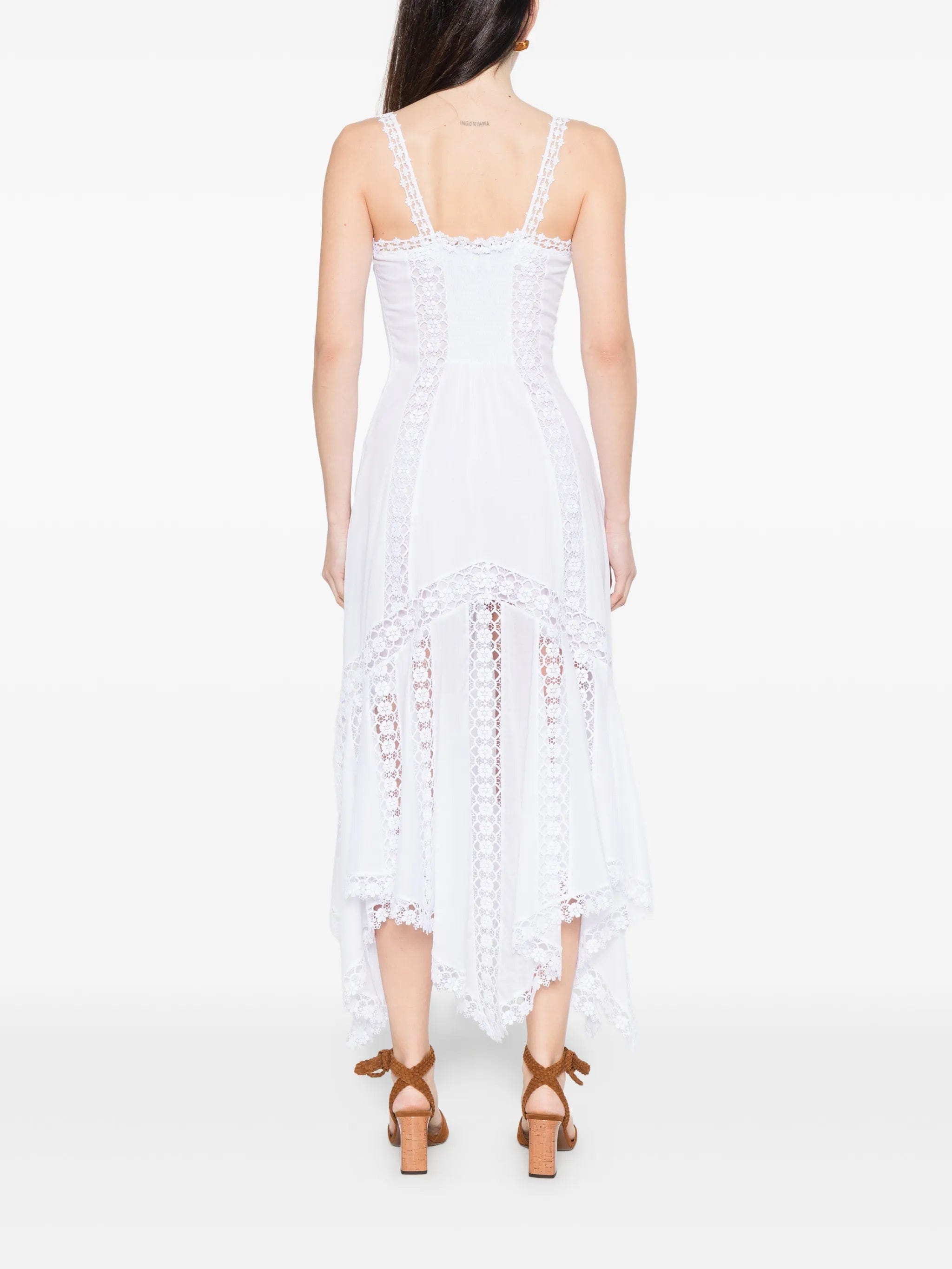 Charo Ruiz Ibiza Blossel asymmetric - hem midi dress