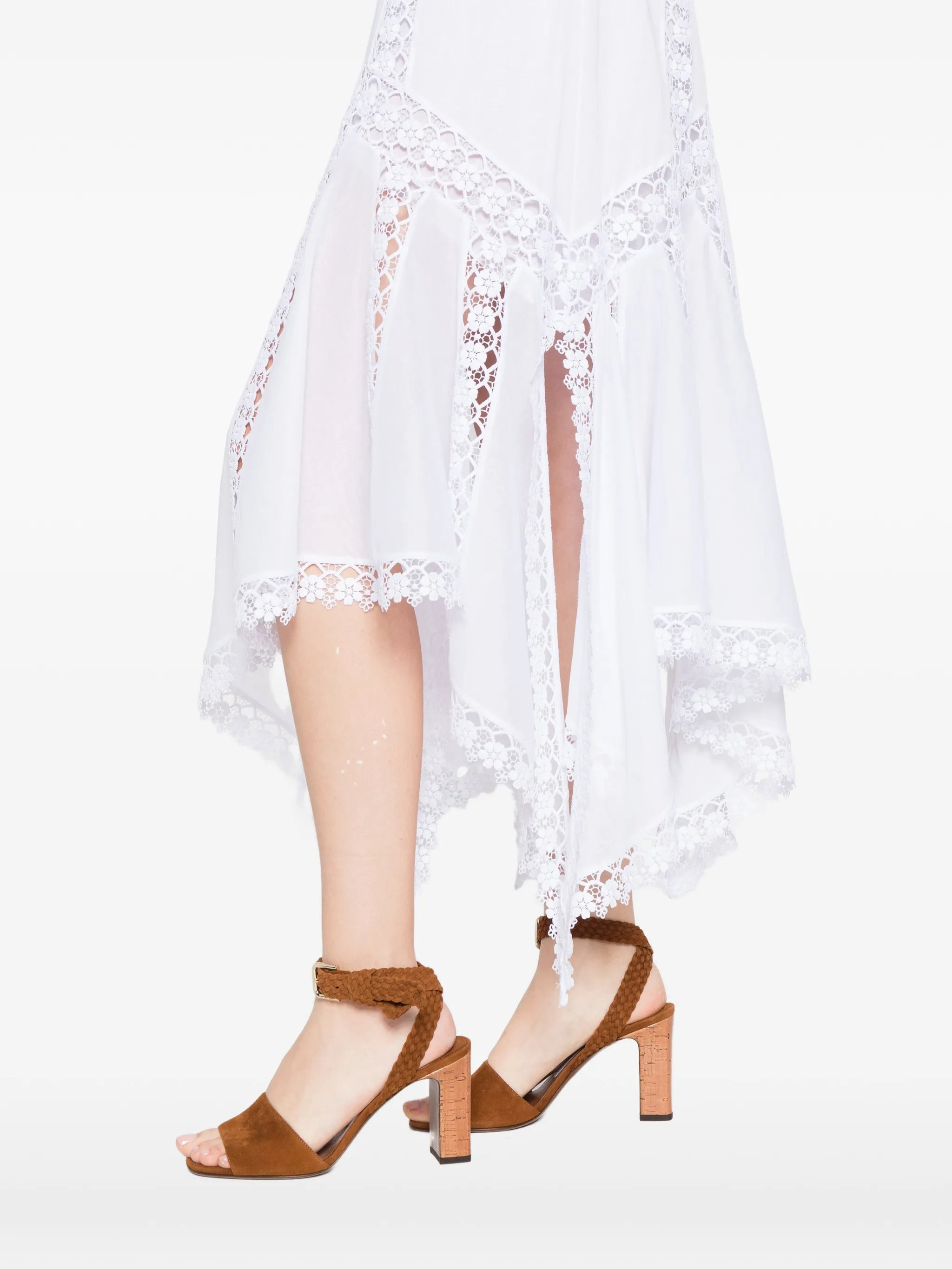 Charo Ruiz Ibiza Blossel asymmetric - hem midi dress