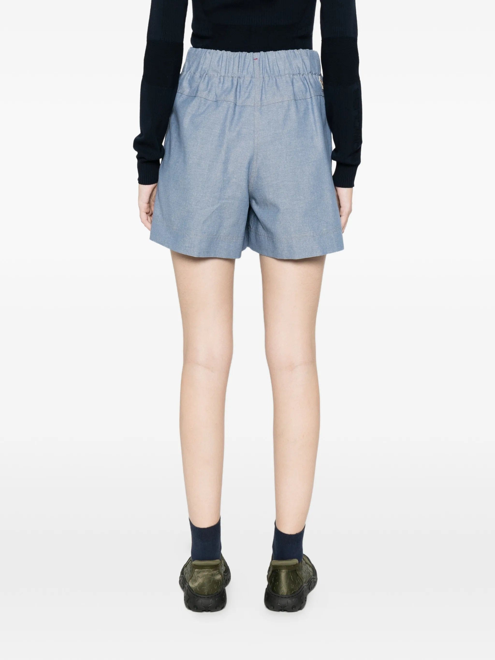 Moncler Grenoble high - waist chino shorts
