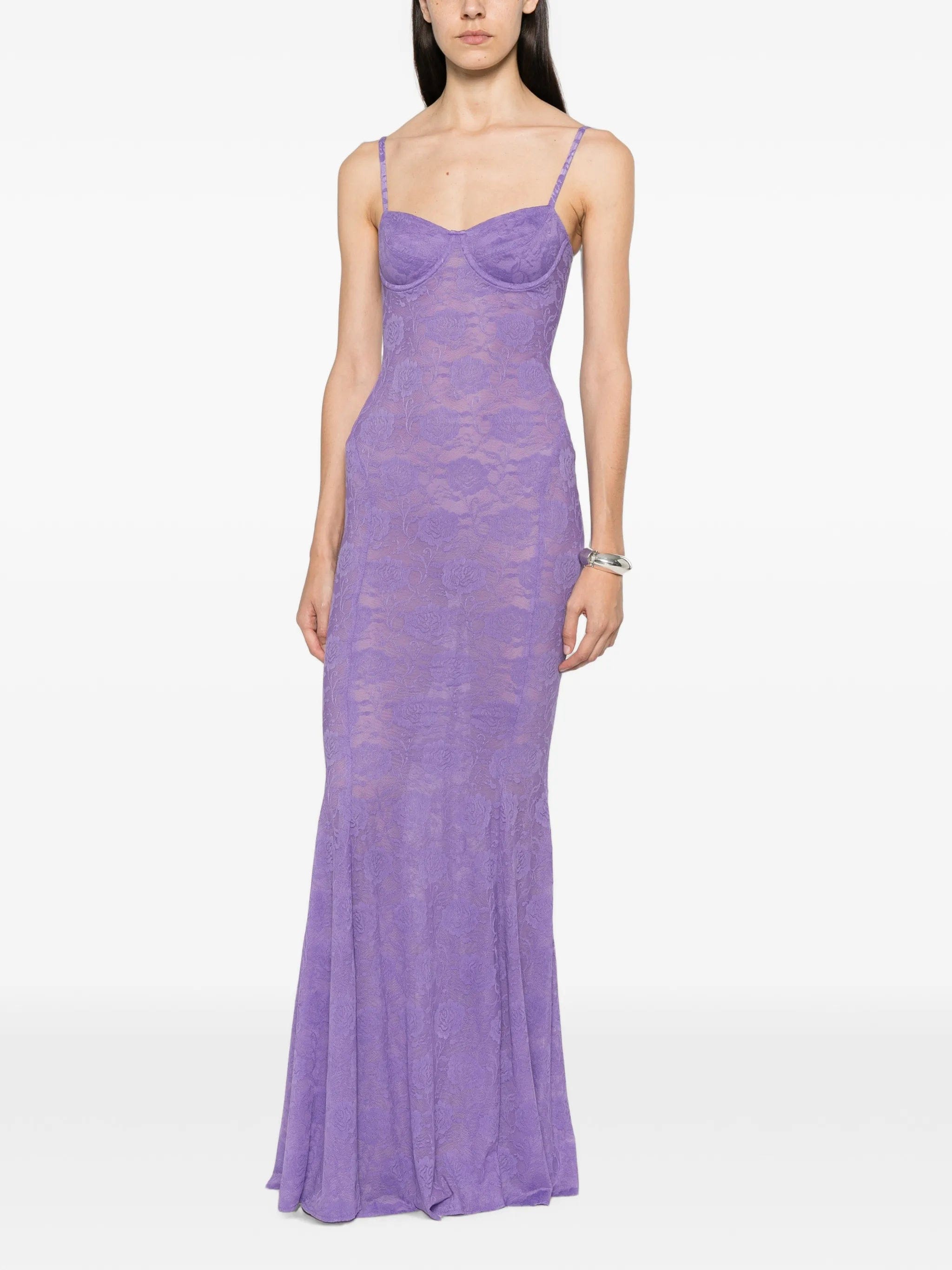 Norma Kamali underwire fishtail gown