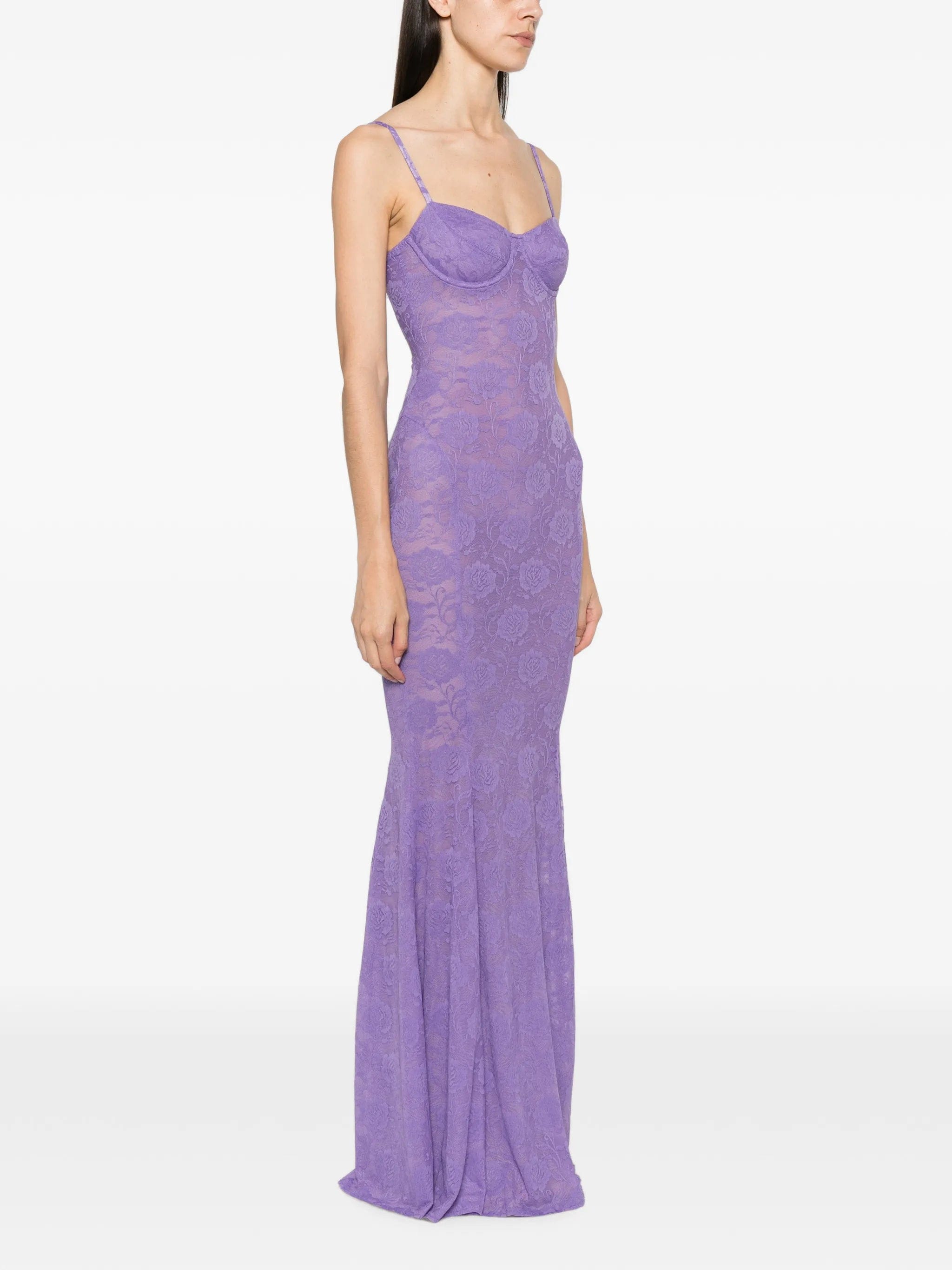 Norma Kamali underwire fishtail gown