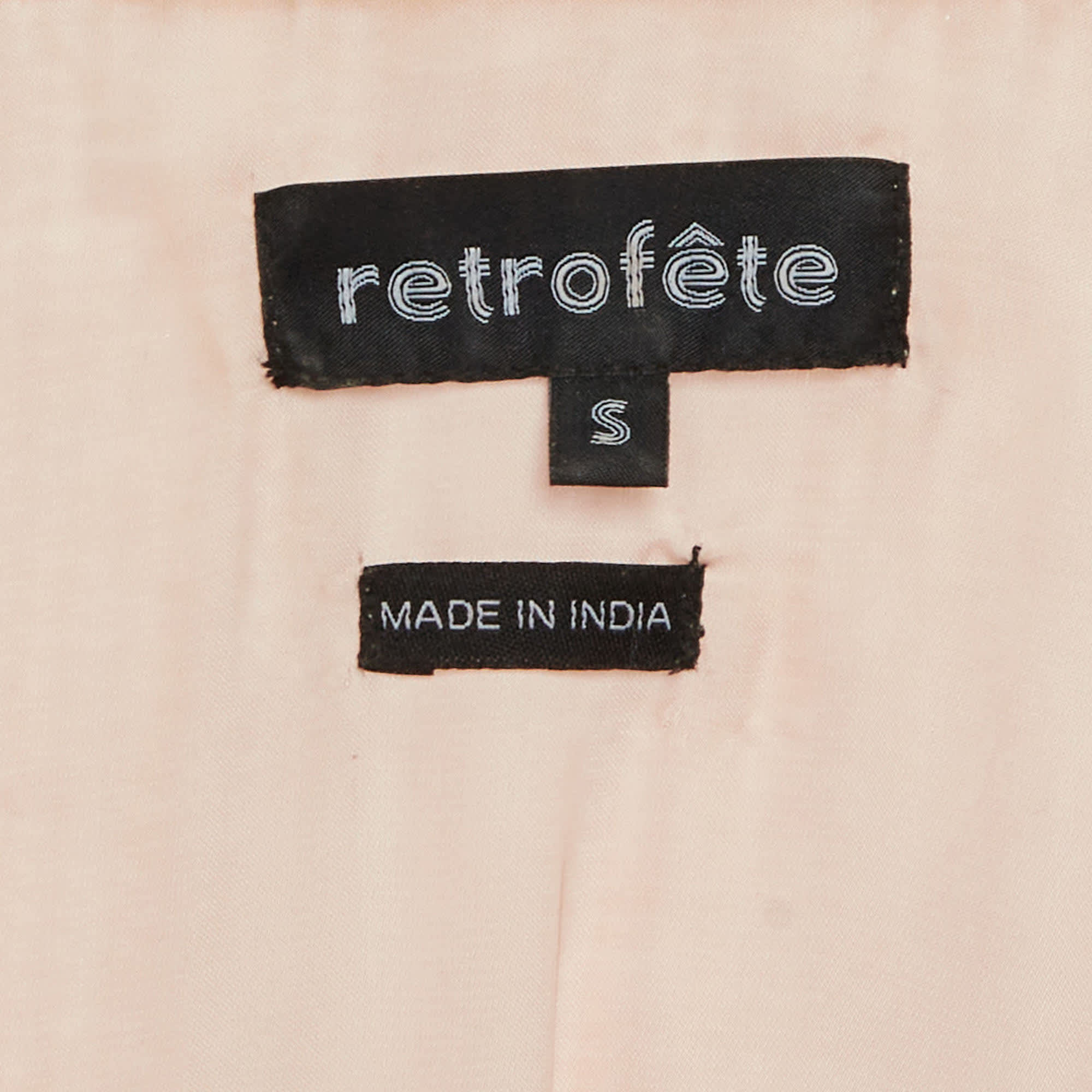 Retrofete Pink Sequin And Velvet Belted Mini Robe Dress