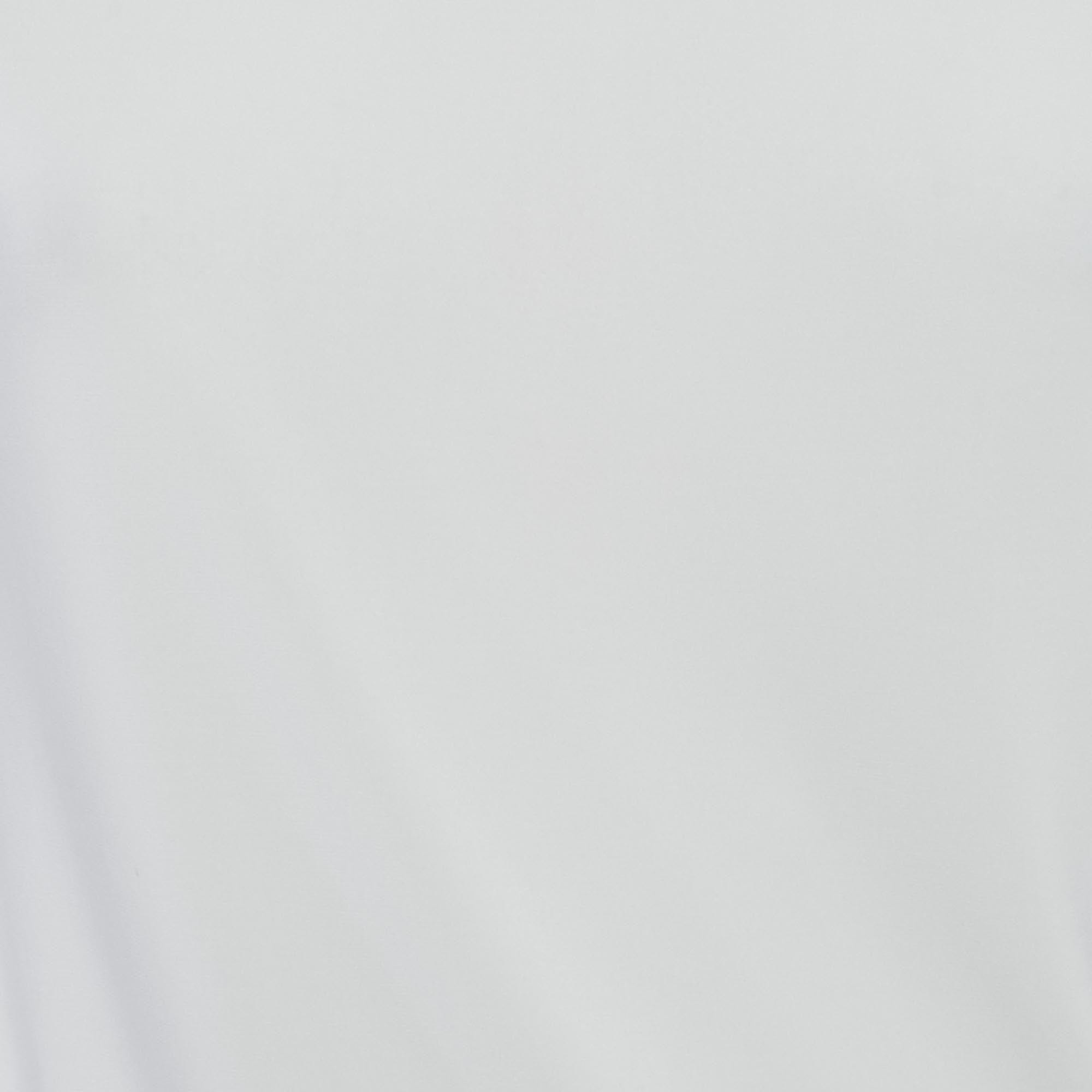 Norma Kamali White Jersey Drop - Shoulder Top
