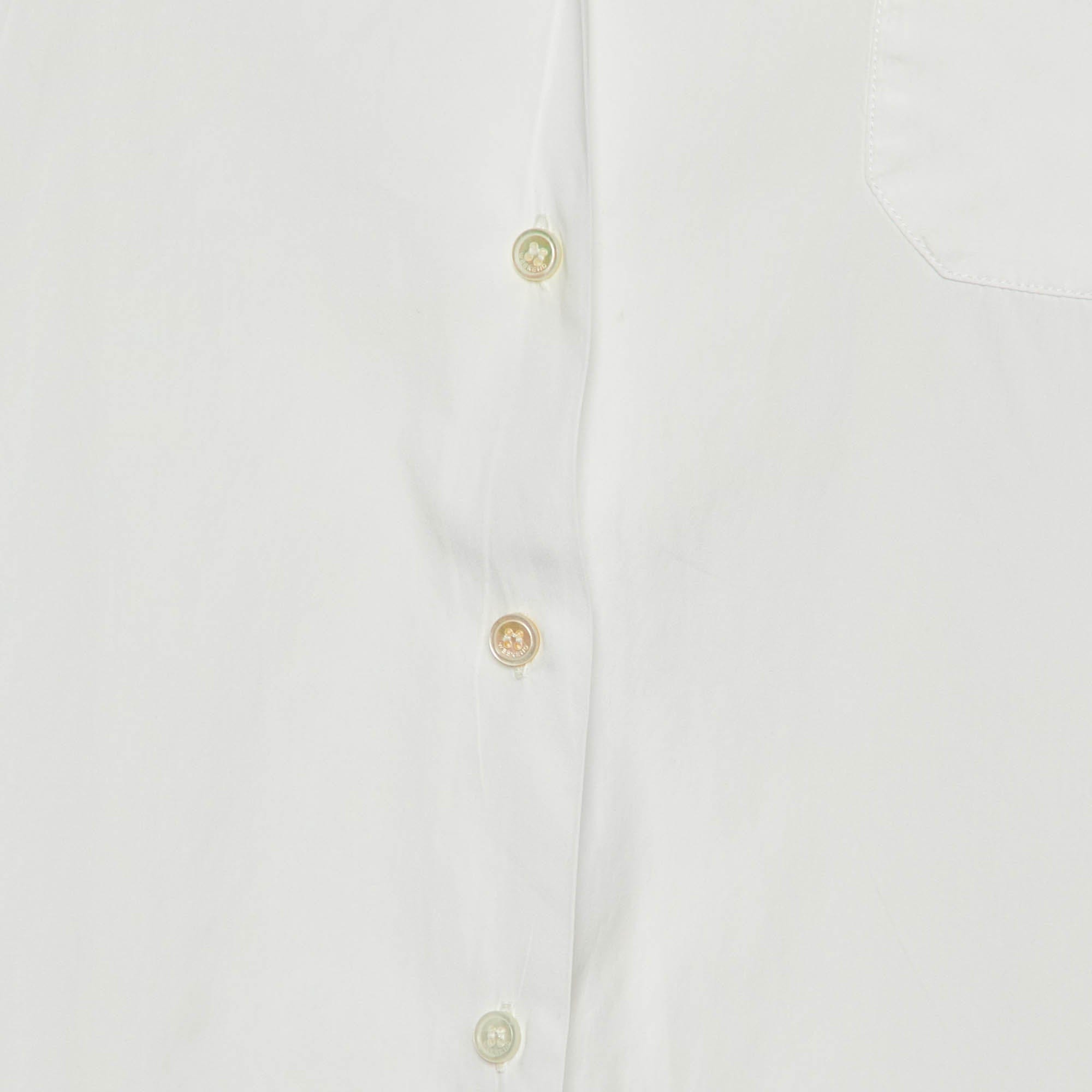 Weekend Max Mara White Cotton Long Sleeve Shirt