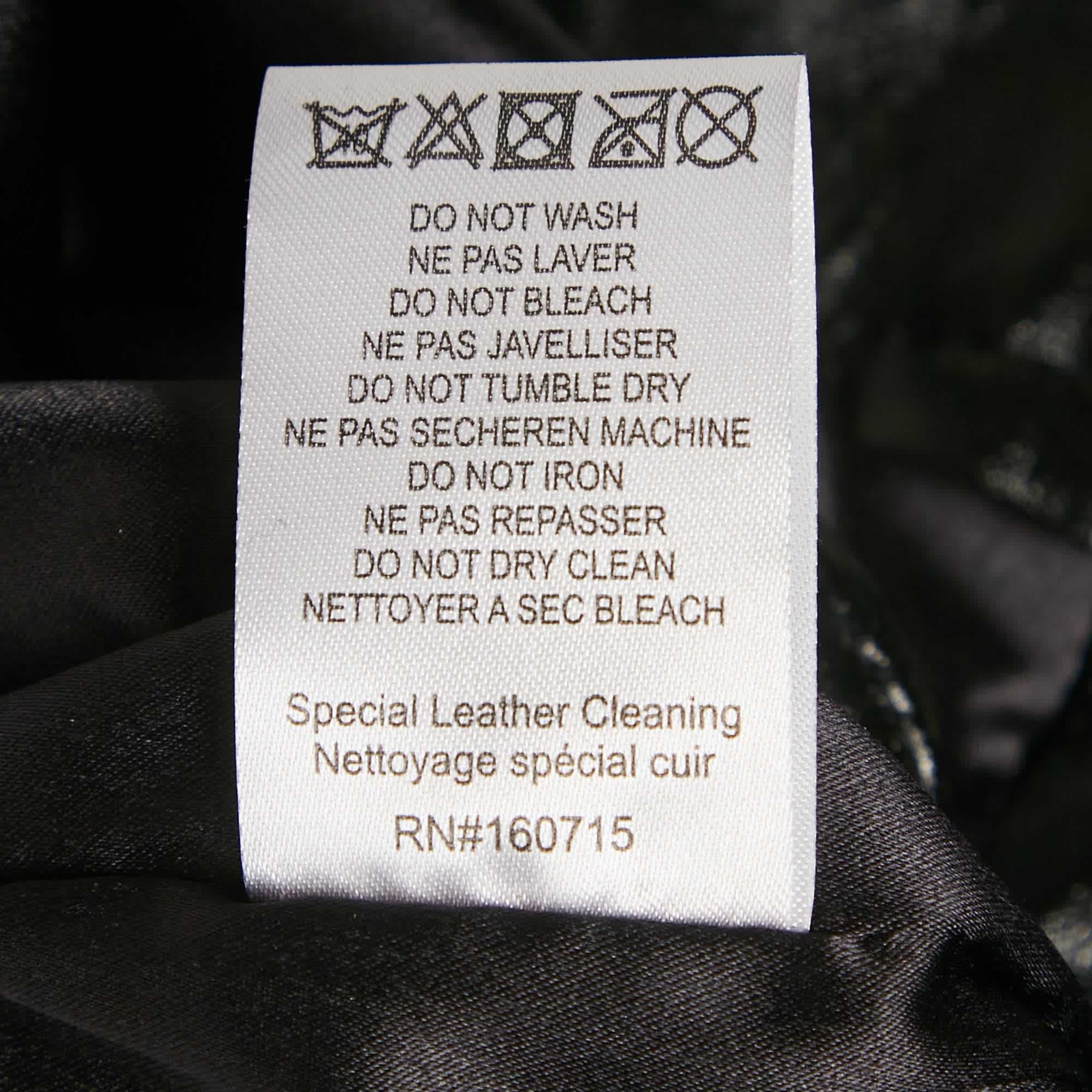 Retrofete Black Real Leather Hot Pants