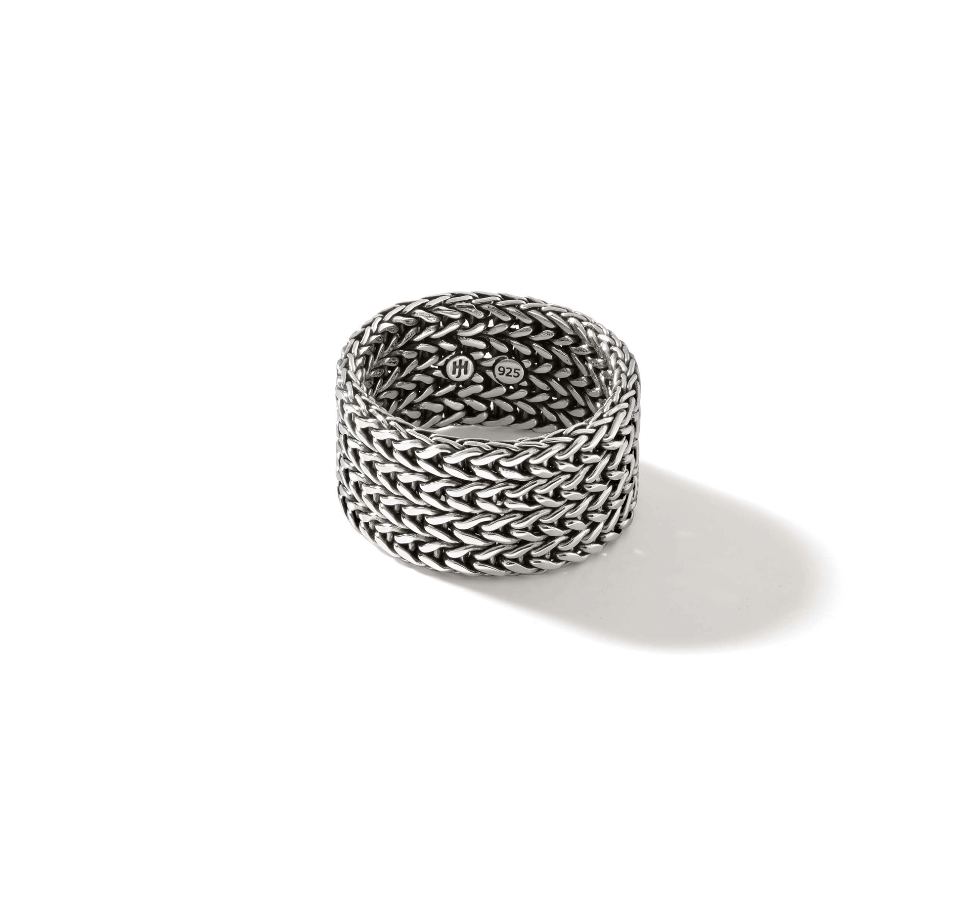 John Hardy Classic Chain Sterling Silver Band, 12 mm