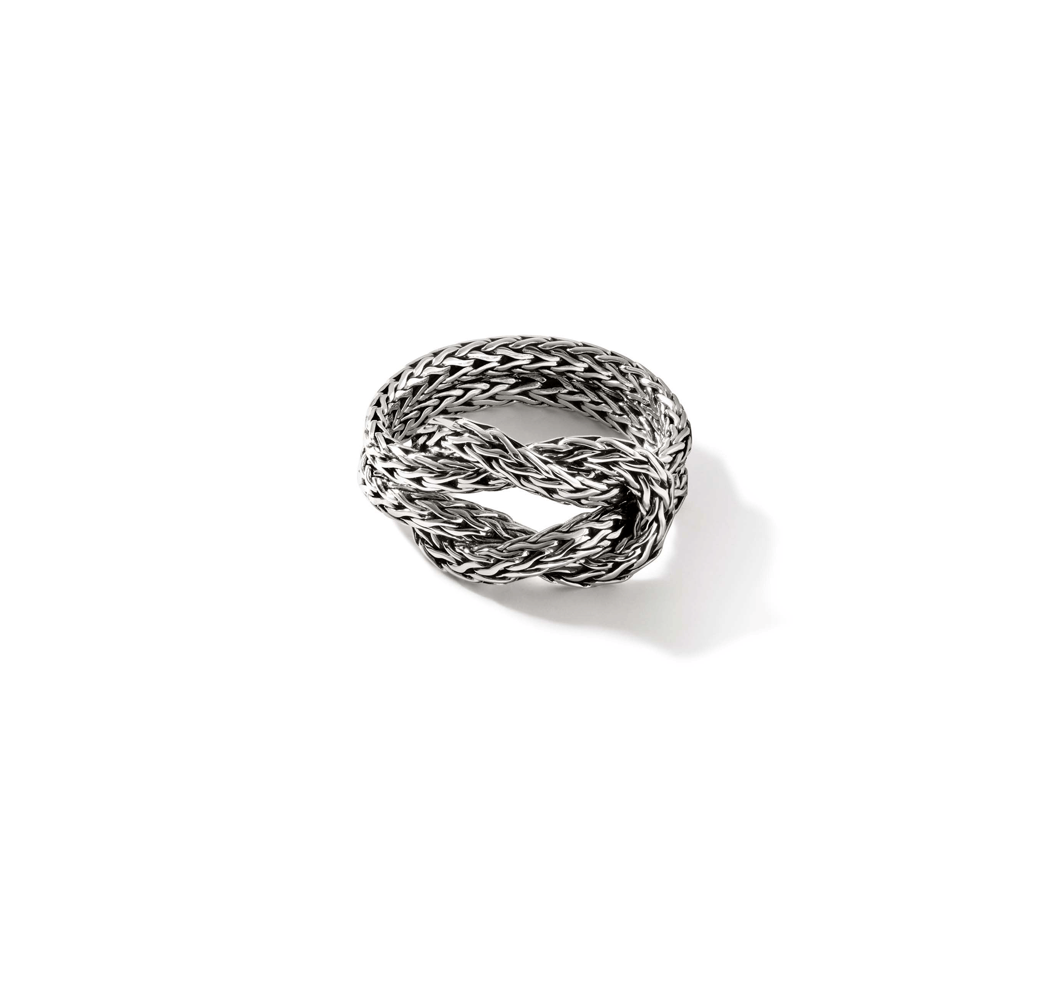 John Hardy Classic Chain Manah Silver Chain Ring, 2.5 mm