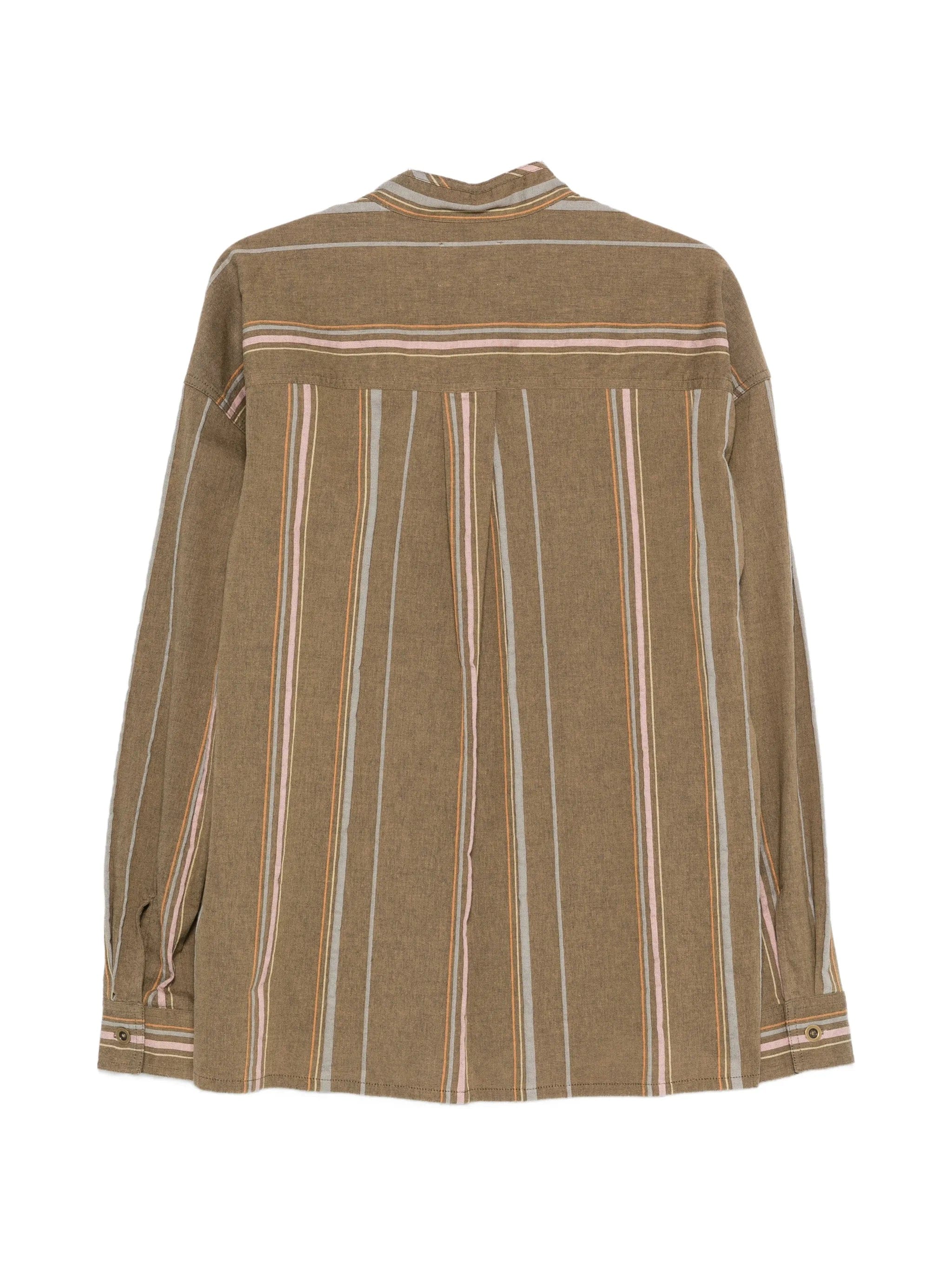 Marant Ralvin striped long - sleeve shirt