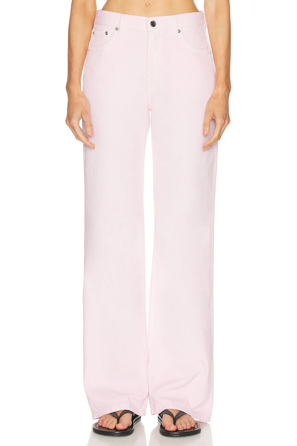 Haikure Korea Velvet Pier Flare Leg