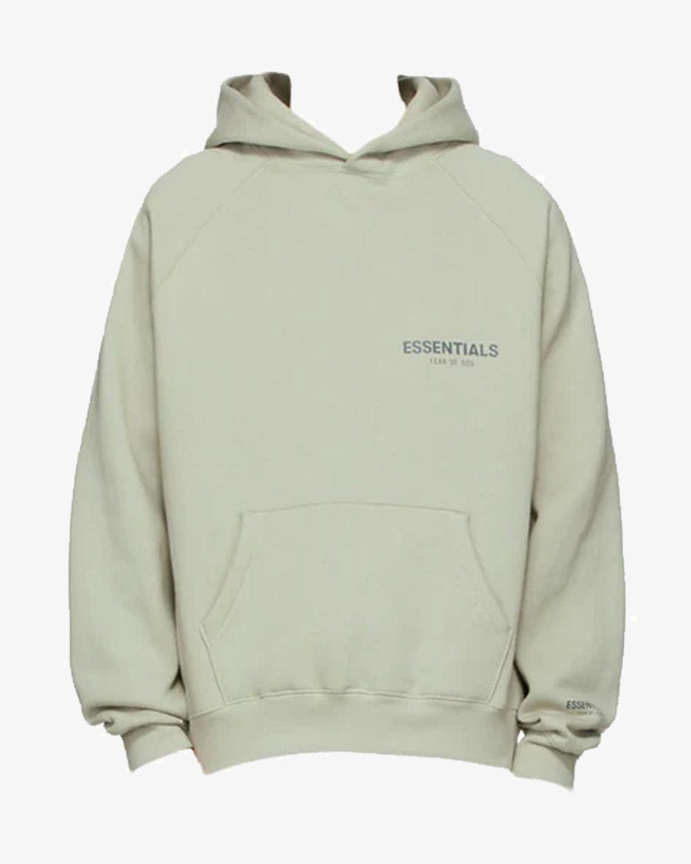FOG ESSENTIALS FW21 CHEST REFLECTIVE LOGO CONCRETE HOODIE