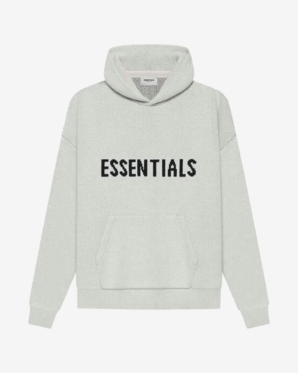 FOG ESSENTIALS SS21 OATMEAL KNIT HOODIE