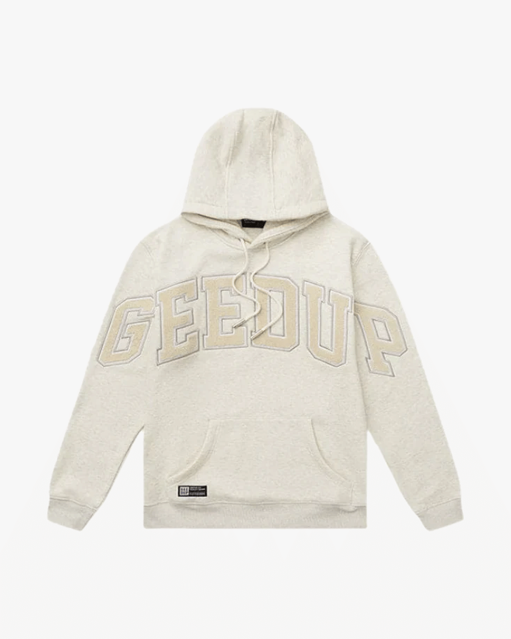 GEEDUP TEAM LOGO MARLE WHEAT HOODIE