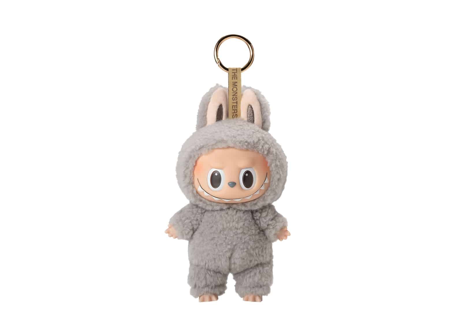 Pop Mart (labubu) The Monsters Exciting Macaron Sesame Bean Vinyl Plush Pendant