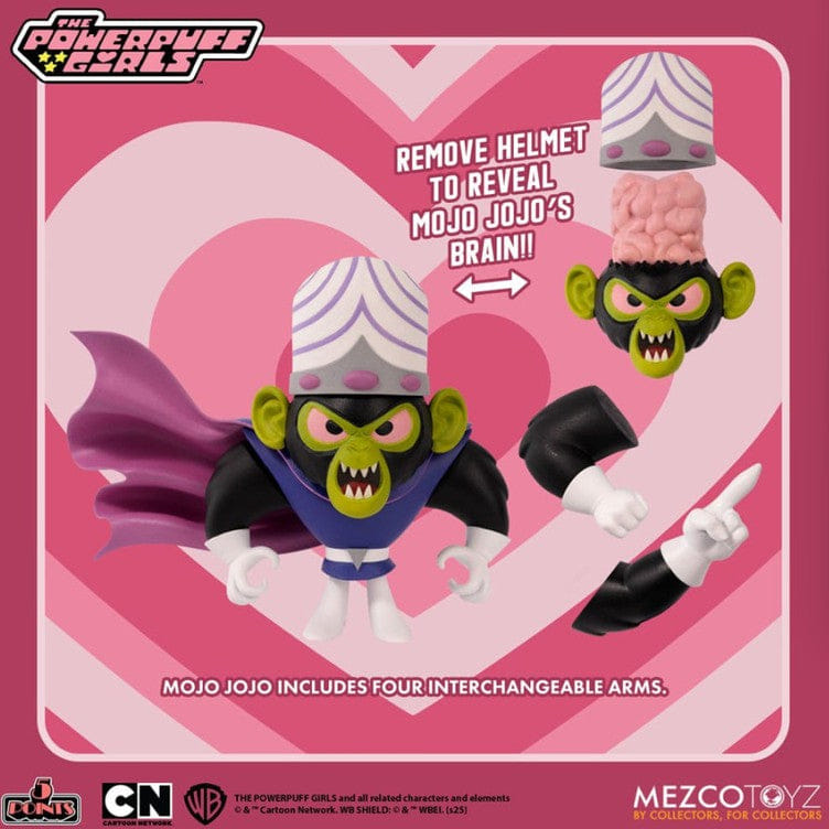 Mezco 5 Point The Powerpuff Girls Mojojojo Figure