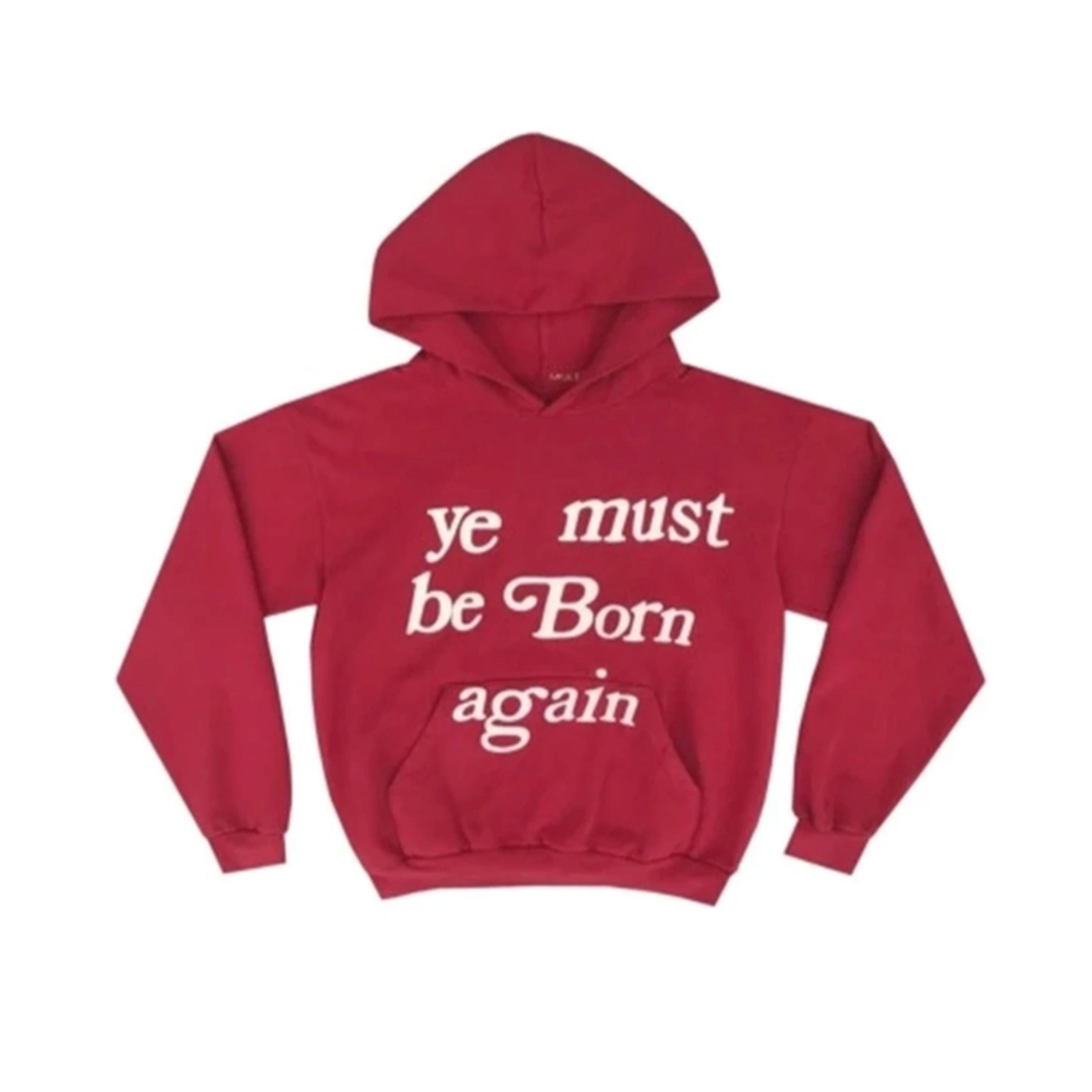 CPFM Hoodie YE MUST BE BORN AGAIN Red New Size S