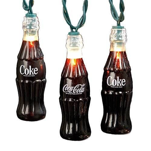 Kurt S. Adler Kurt Adler - Coca - Cola Plastic Coke Bottle Party Lights Set