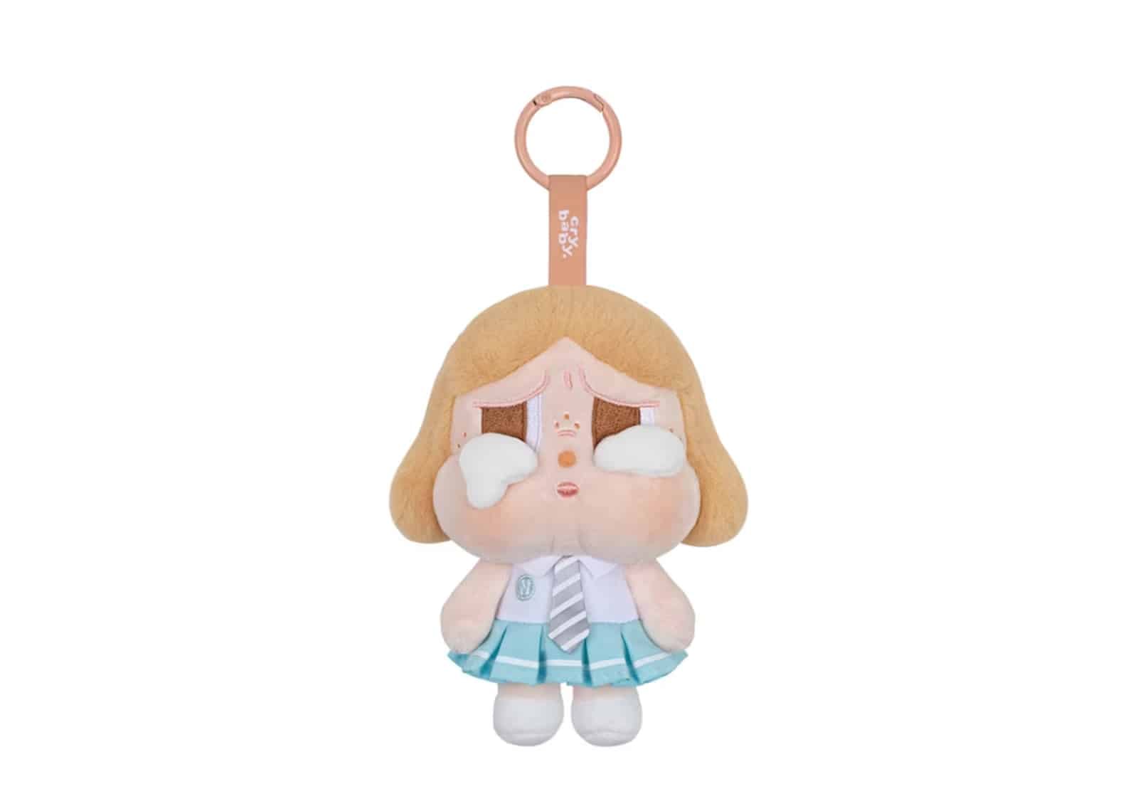 Pop Mart (labubu) Pop Mart CRYBABY Sunset Concert Series Plush Pendant Beige Blue