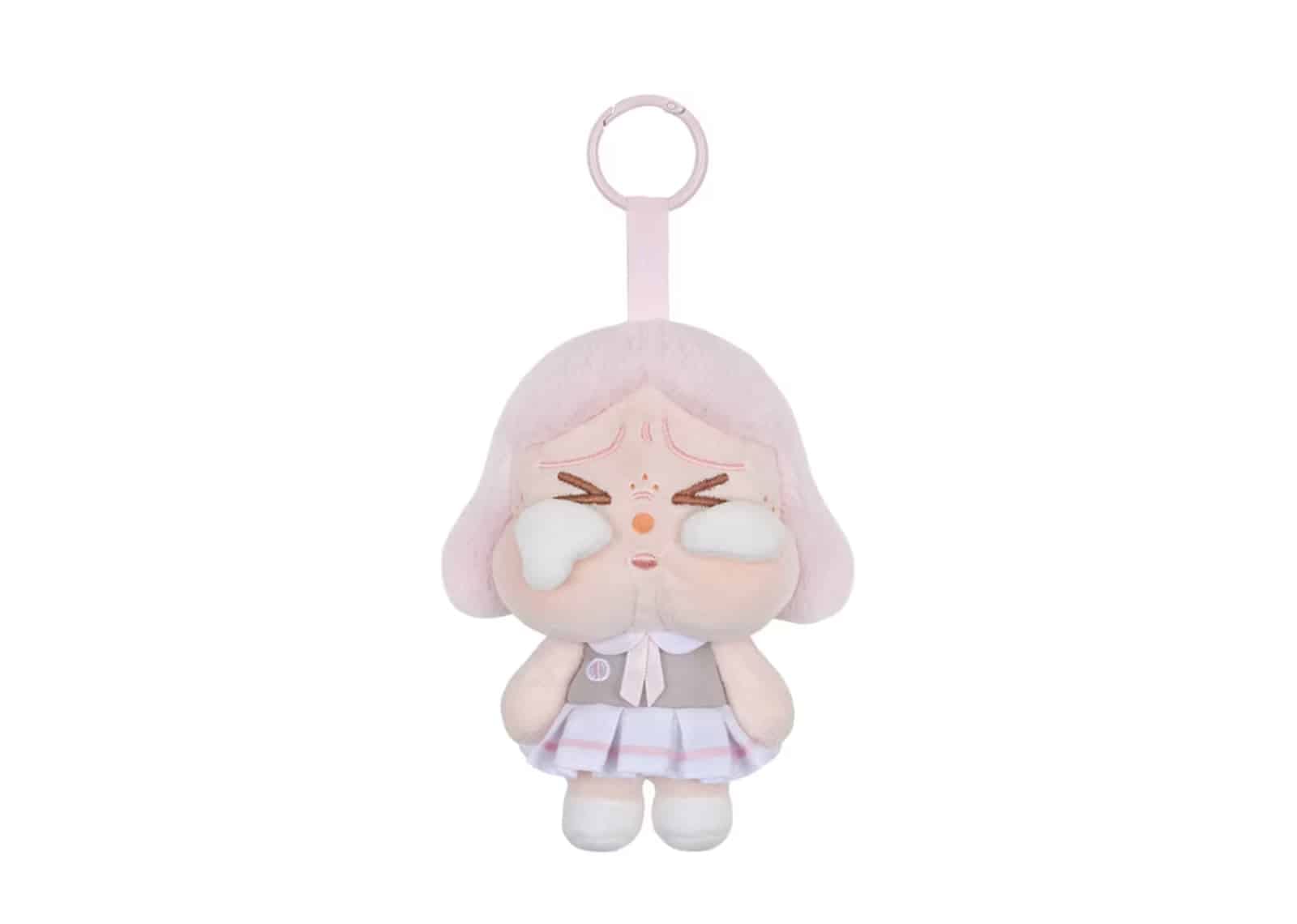 Pop Mart (labubu) Pop Mart CRYBABY Sunset Concert Series Plush Pendant Pink Grey