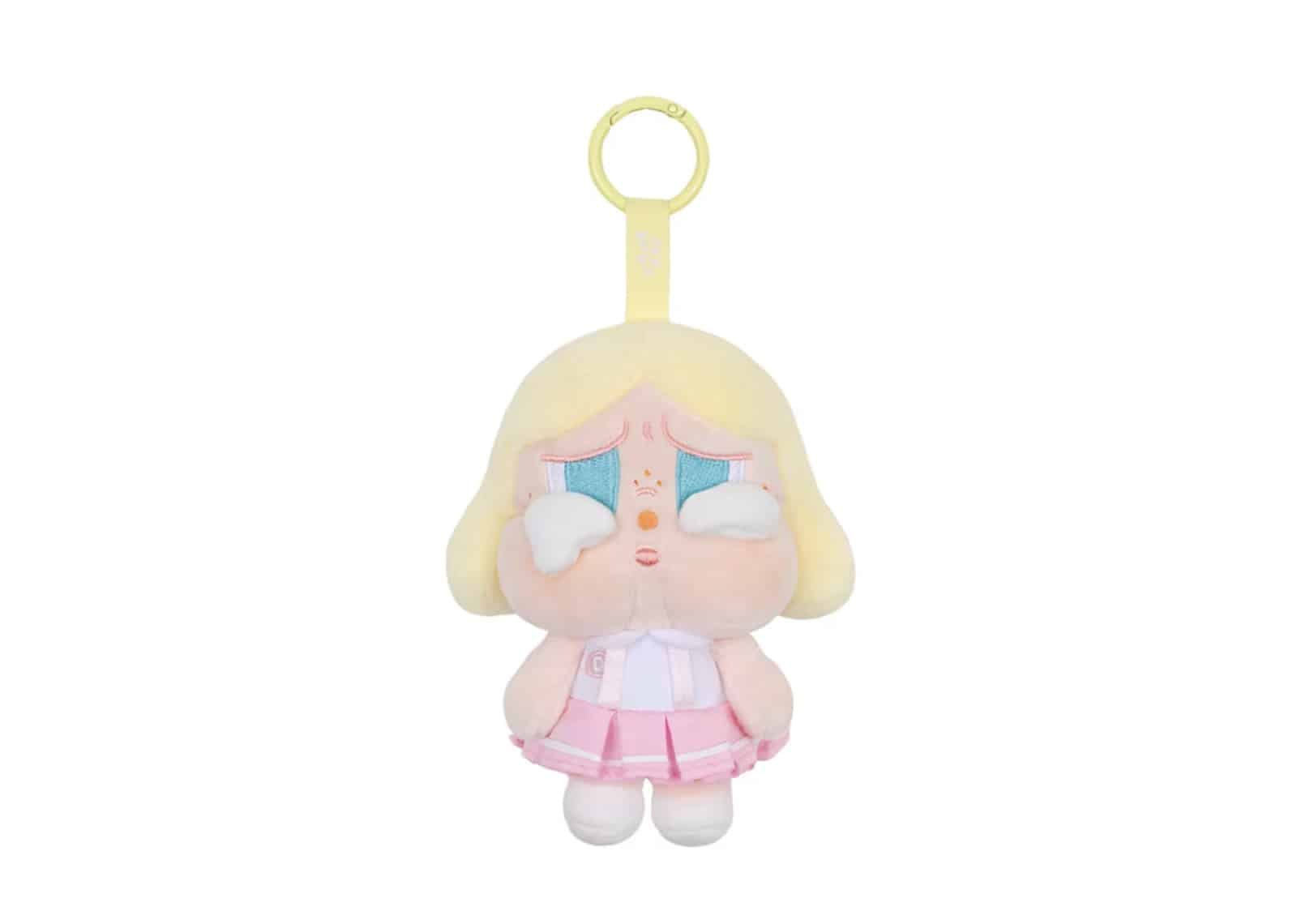 Pop Mart (labubu) Pop Mart CRYBABY Sunset Concert Series Plush Pendant Pink White