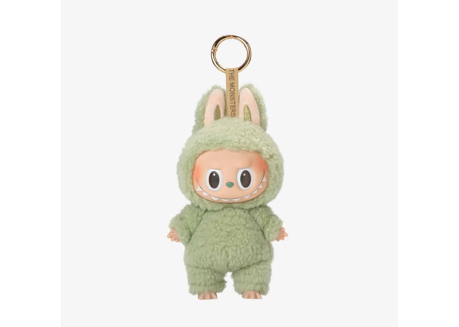 Pop Mart (labubu) The Monsters Exciting Macaron Green Grape Vinyl Plush Pendant