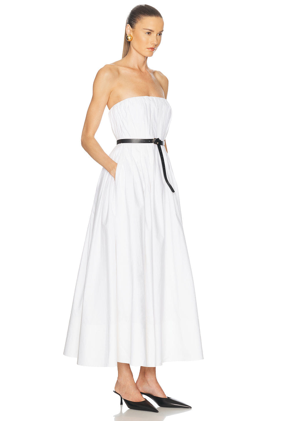 Simkhai Thalia Bustier Midi Dress