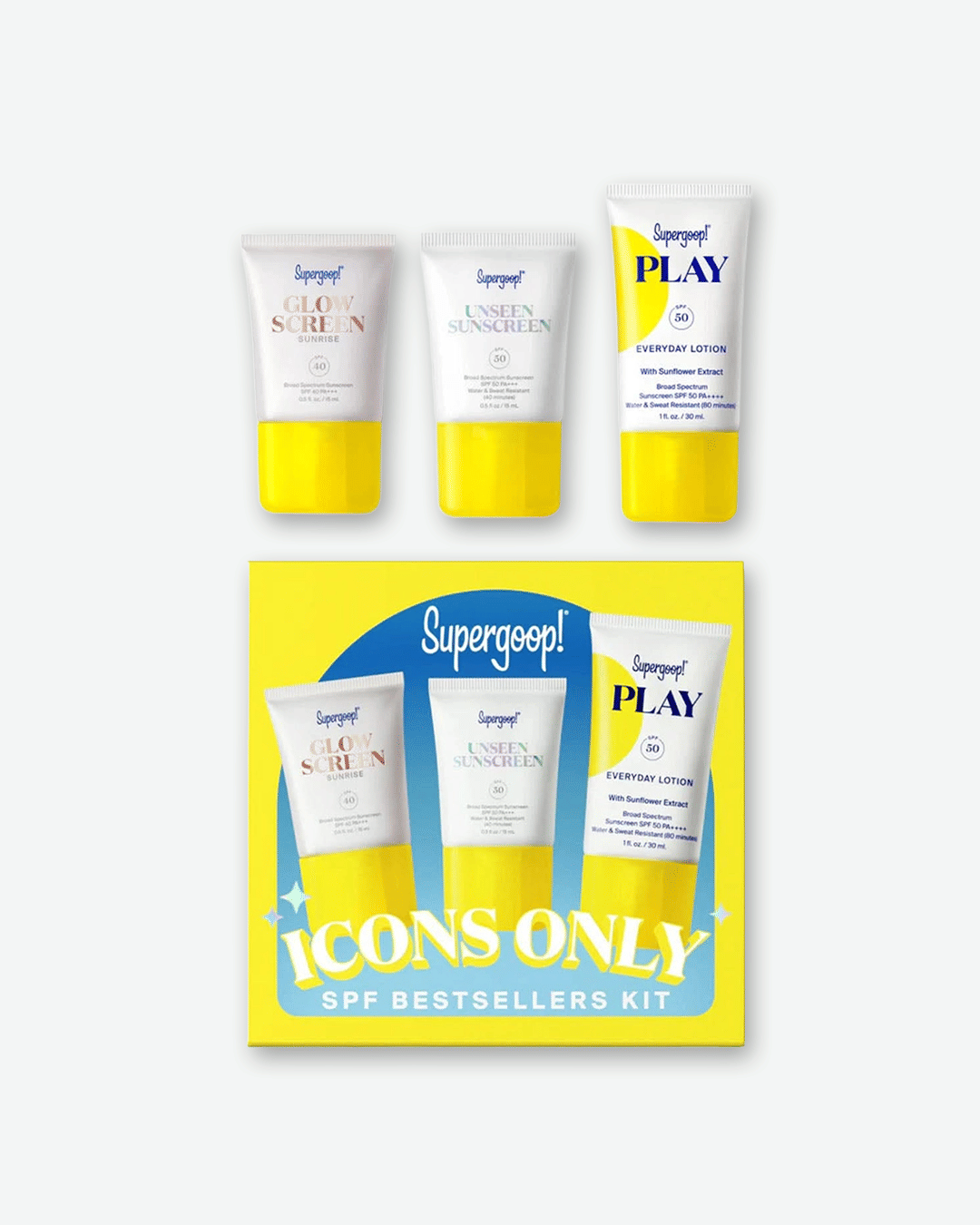 Supergoop! Icons Only Spf Bestsellers Kit