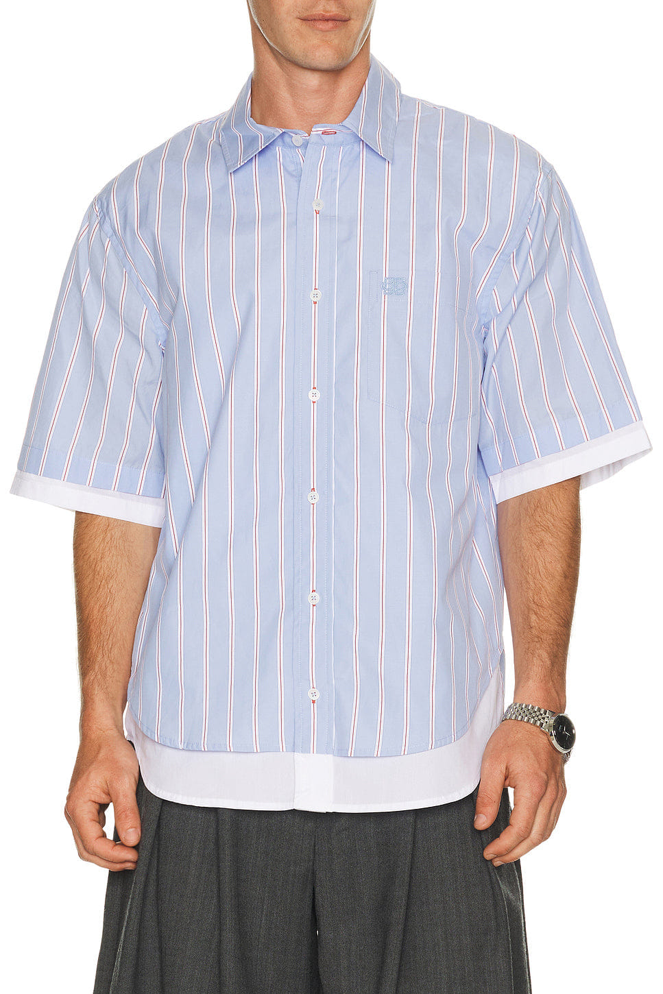Simkhai Steven Double Layer Shirt